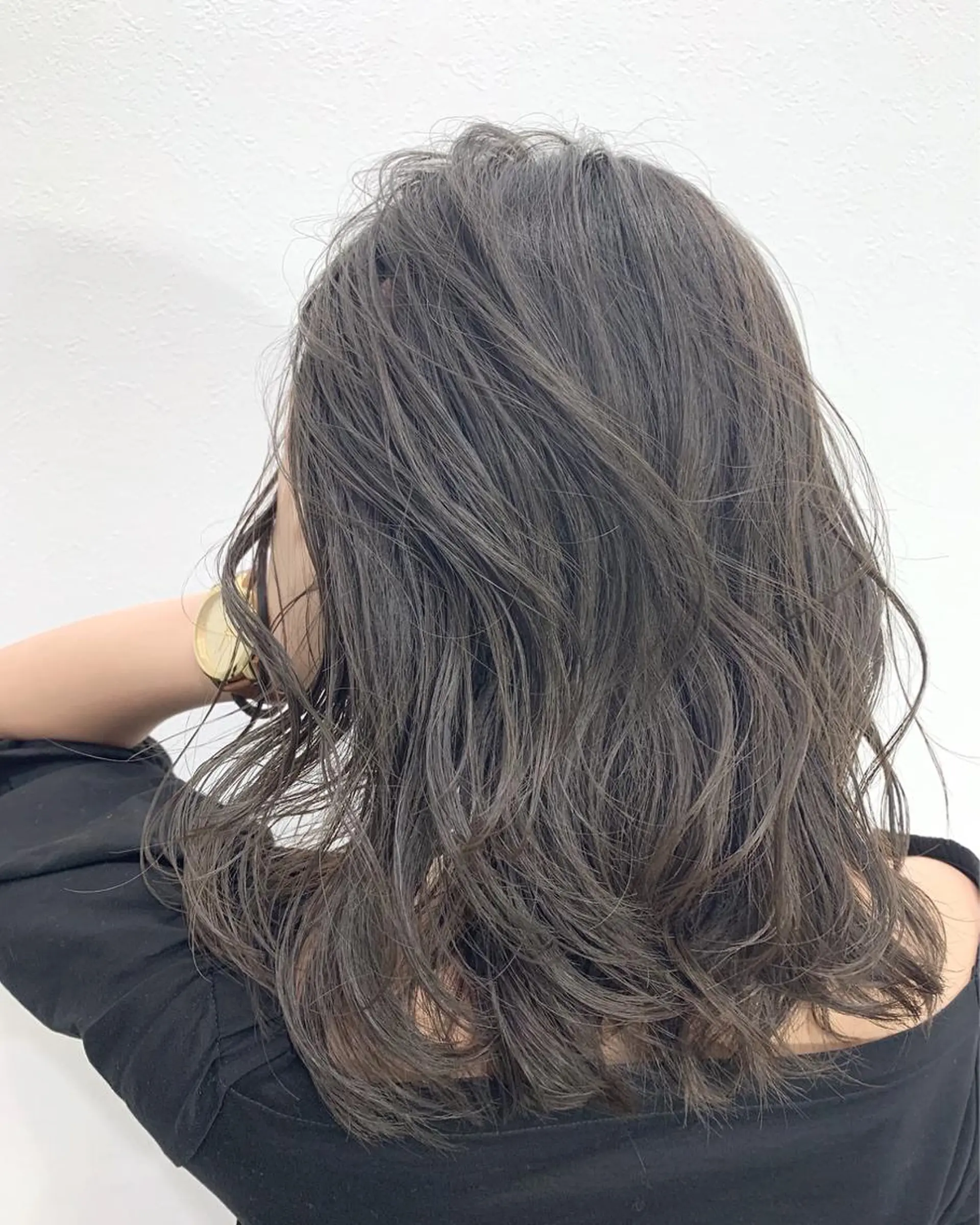 ミディアム カラー カット ヘアカラー 酸性ストレート/ブリ ーチなし/中村 匠のヘアスタイル