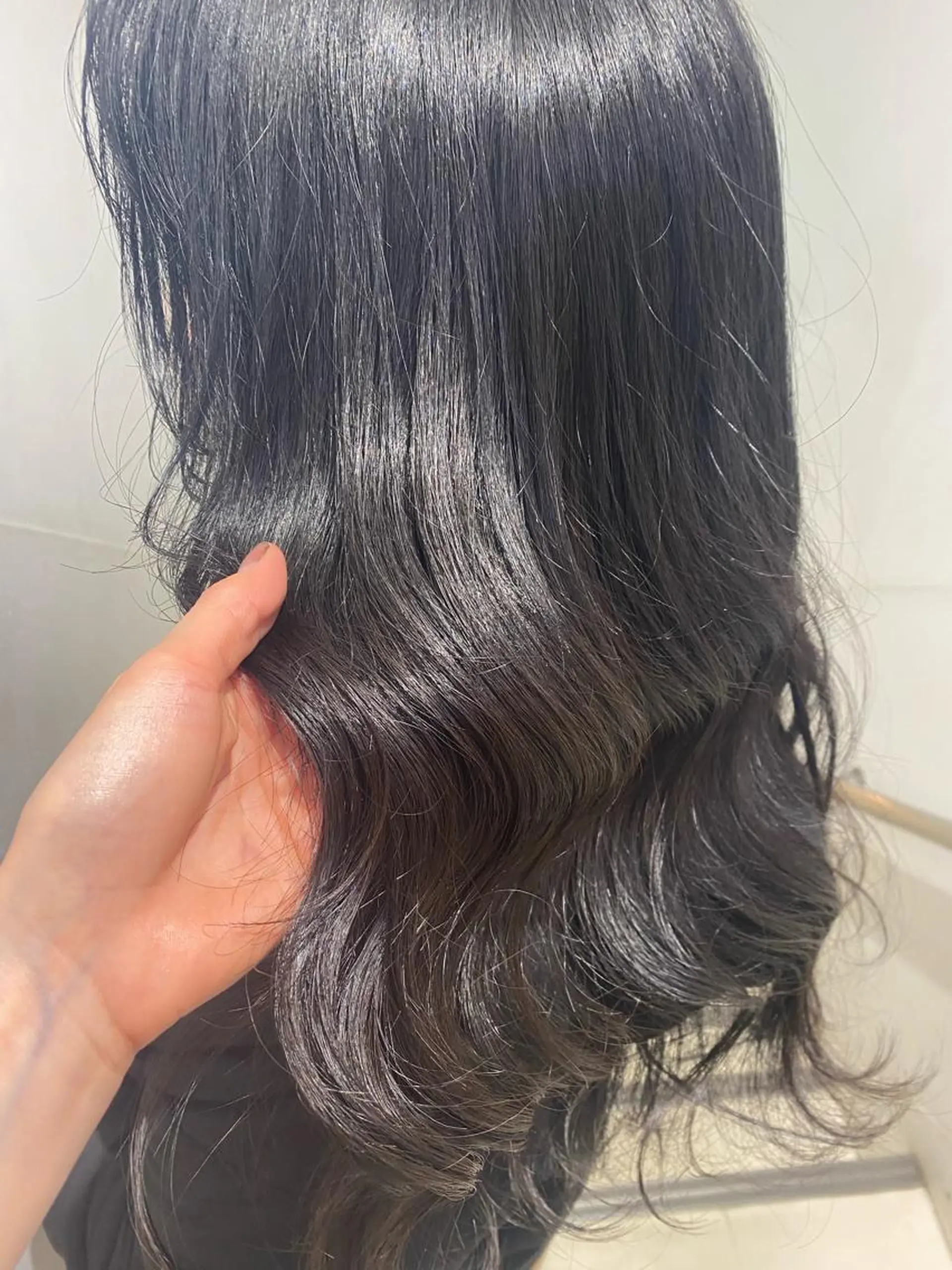 ロング カラー オレンジ ✨くびれスタイル✨️ 戸嶋穂乃香のヘアスタイル