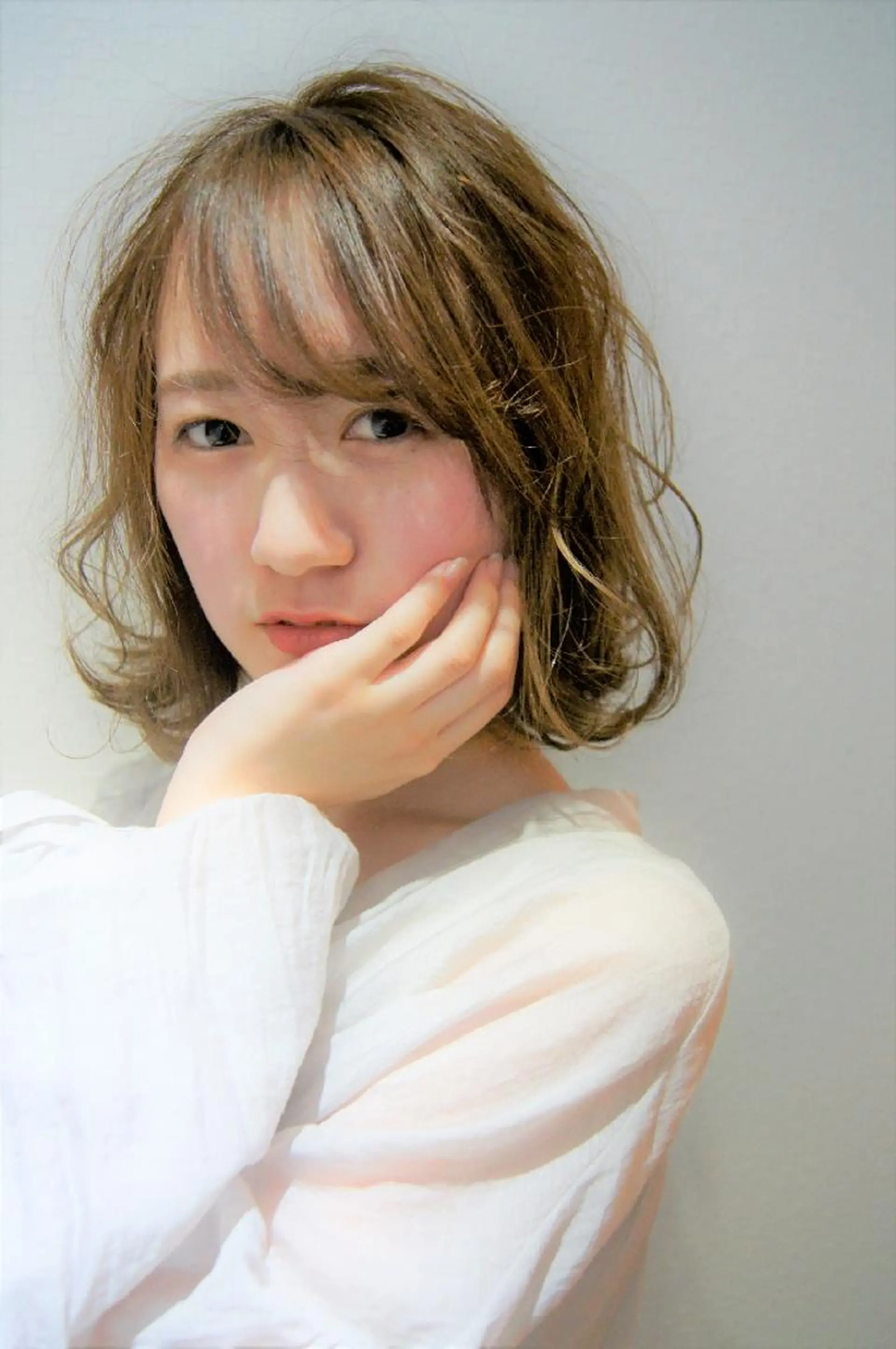 ミディアム カラー パーマ ヘアアレンジ ベージュカラー カット ヘアカラー トリートメント terra✂️川嶋 大輔のヘアスタイル