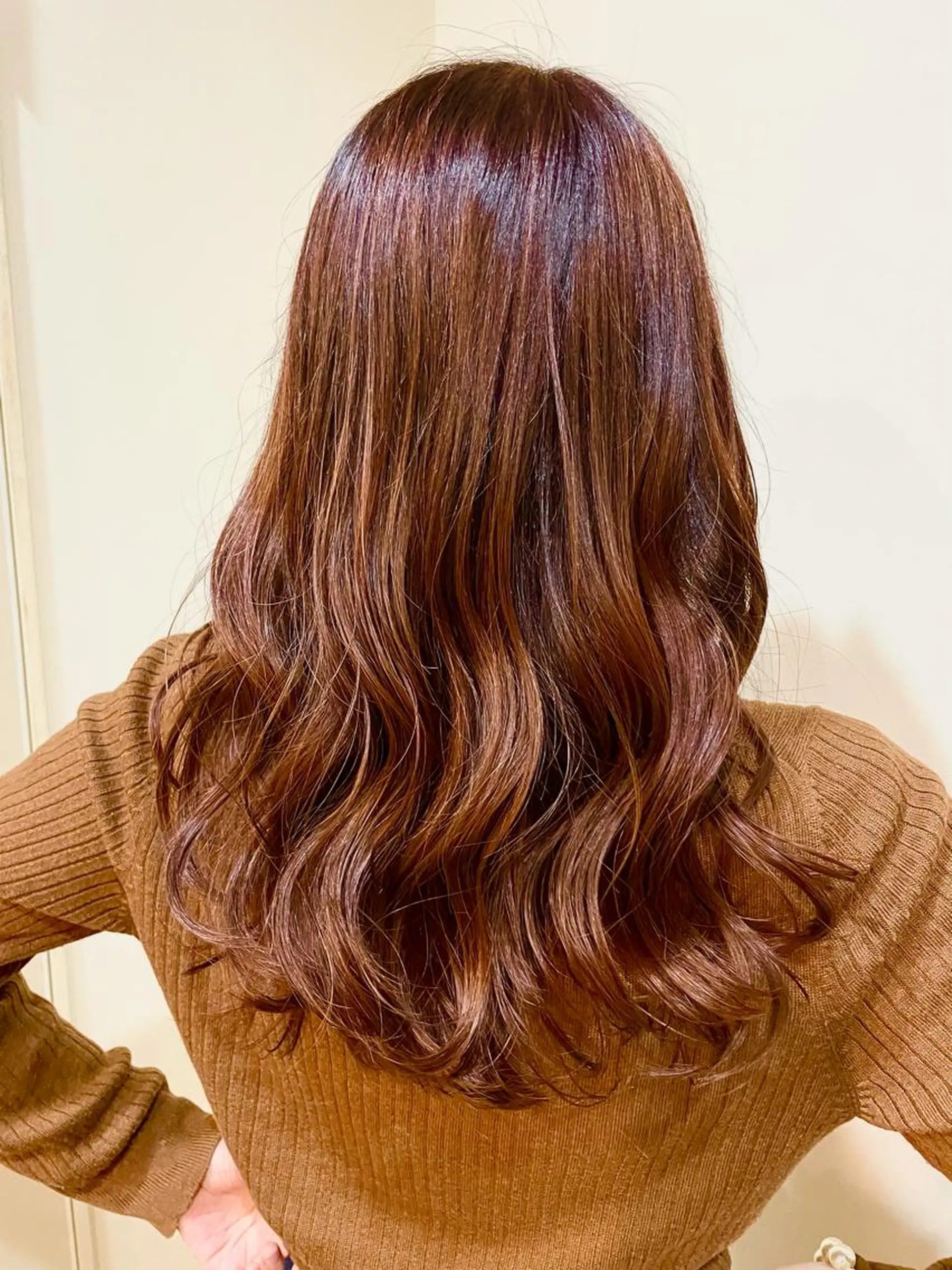 セミロング ヘアカラー ✨美髪サラ艶トレンド 橋柿 実紀✨のヘアスタイル