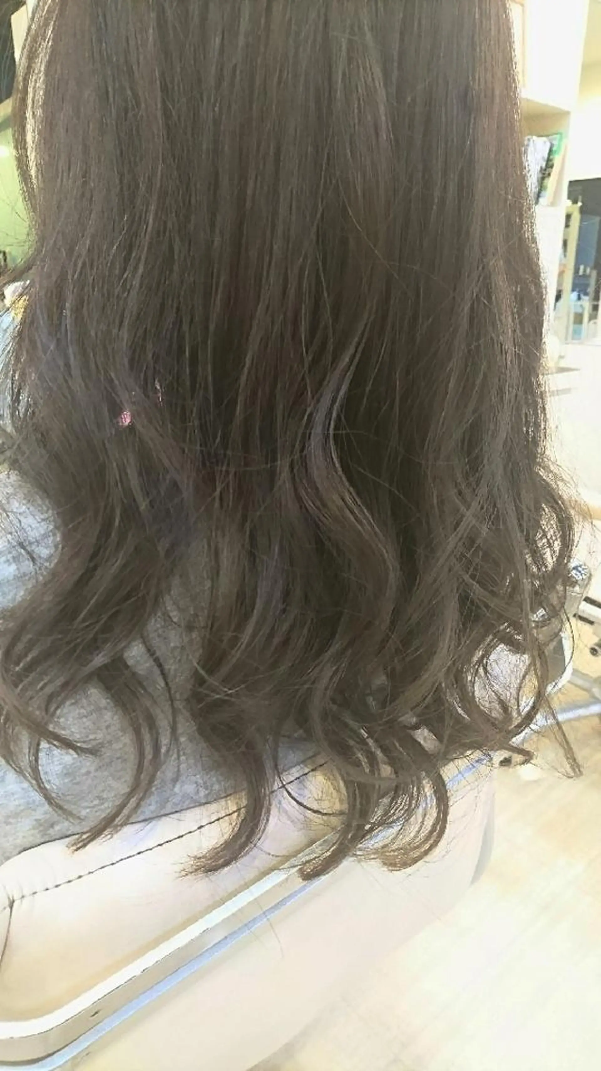 ロング カラー ブルーカラー ブルージュ 透明感カラー 池田 恵久美のヘアスタイル