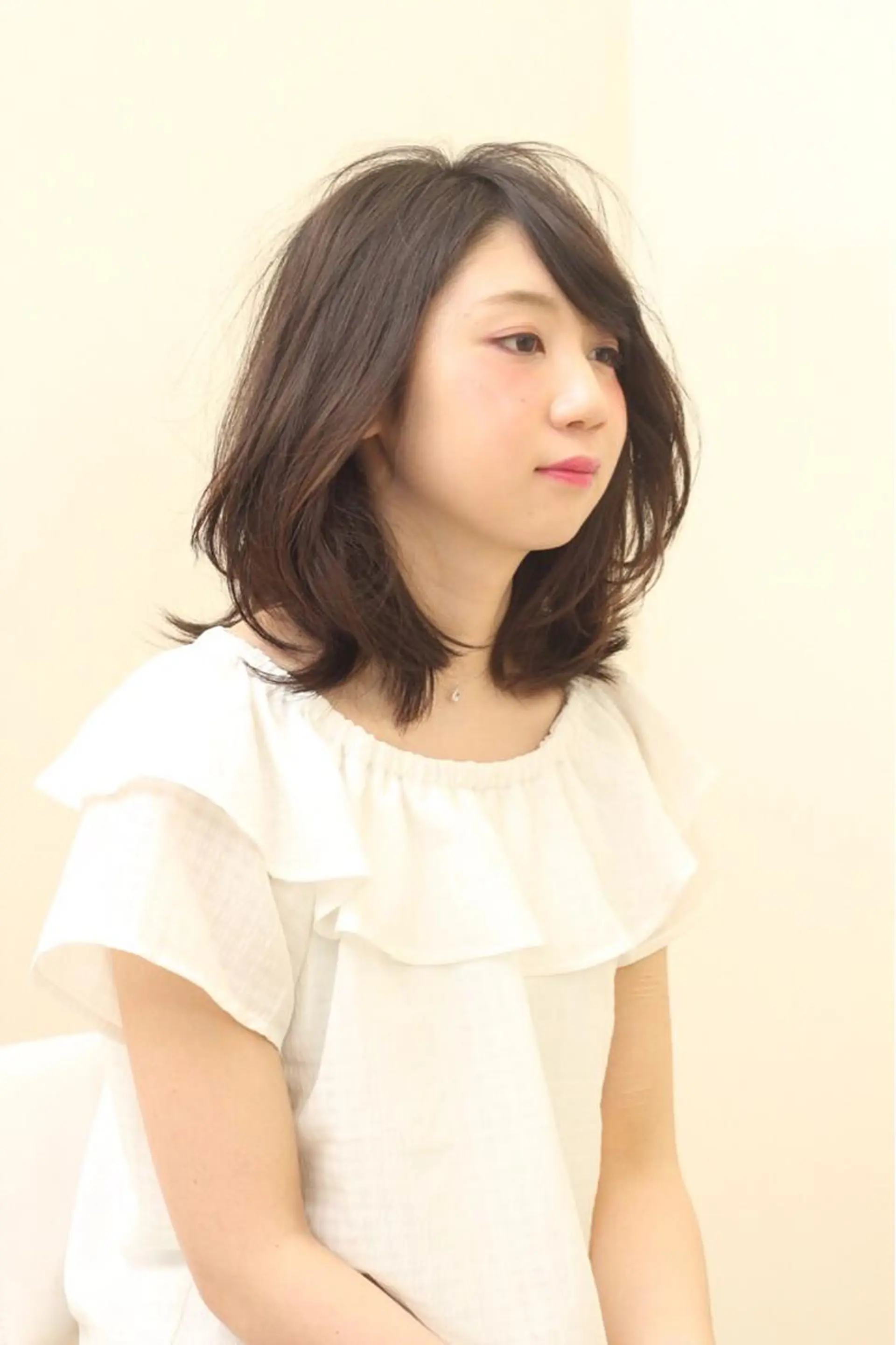 ミディアム 金子 直樹のヘアスタイル