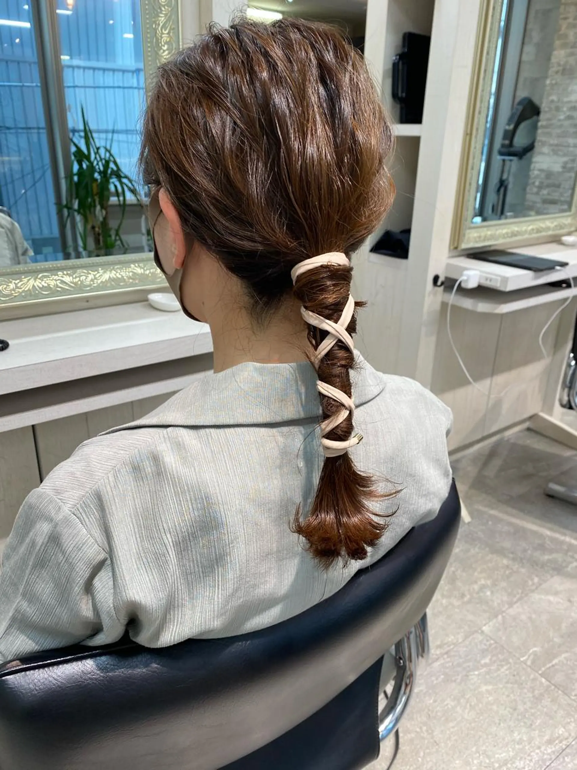 ロング 🤍韓国風ヘア 柴田真帆🤍のヘアスタイル