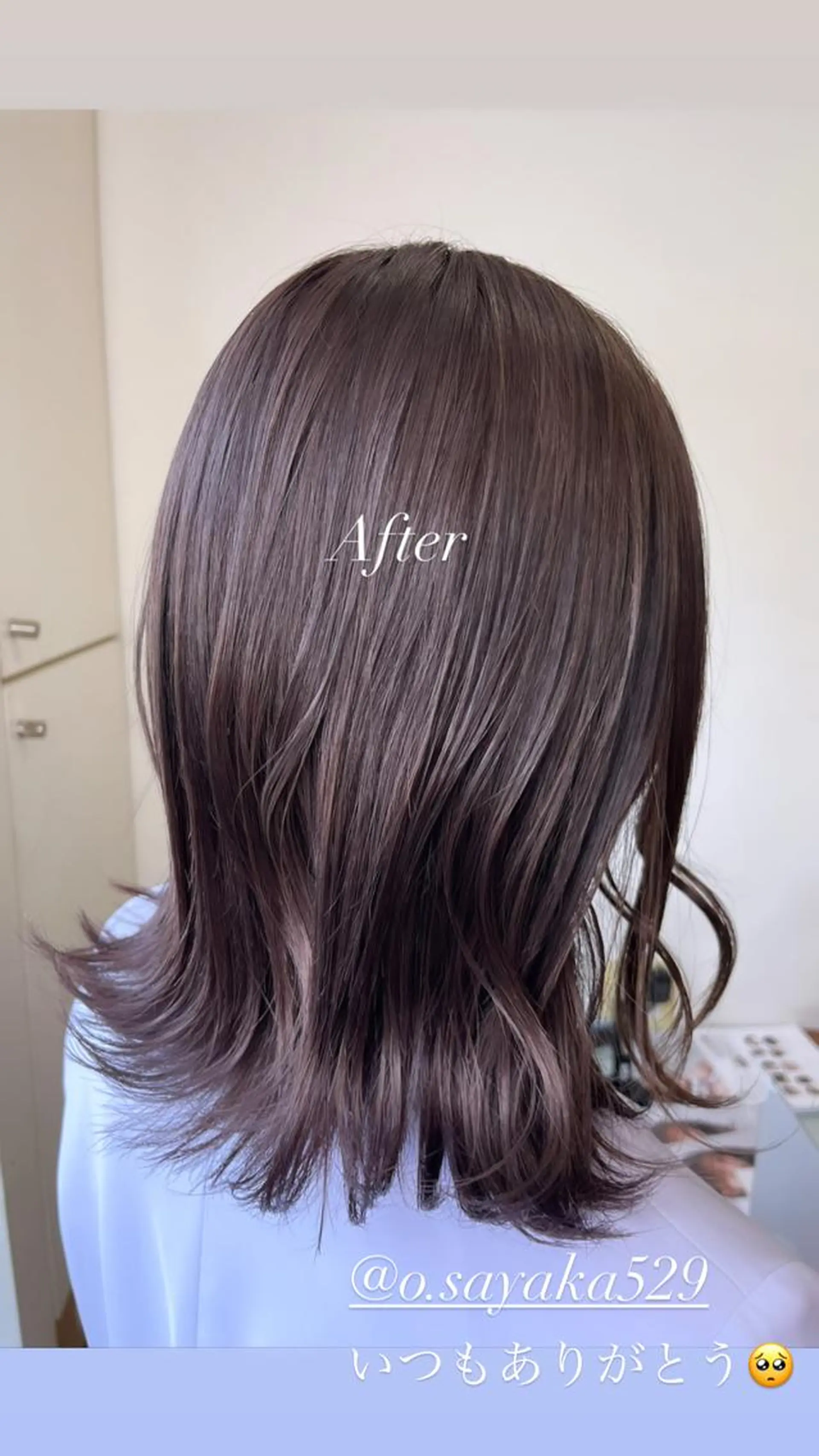 カラー ヘアカラー 友松 世奈のマツエク・マツパデザイン