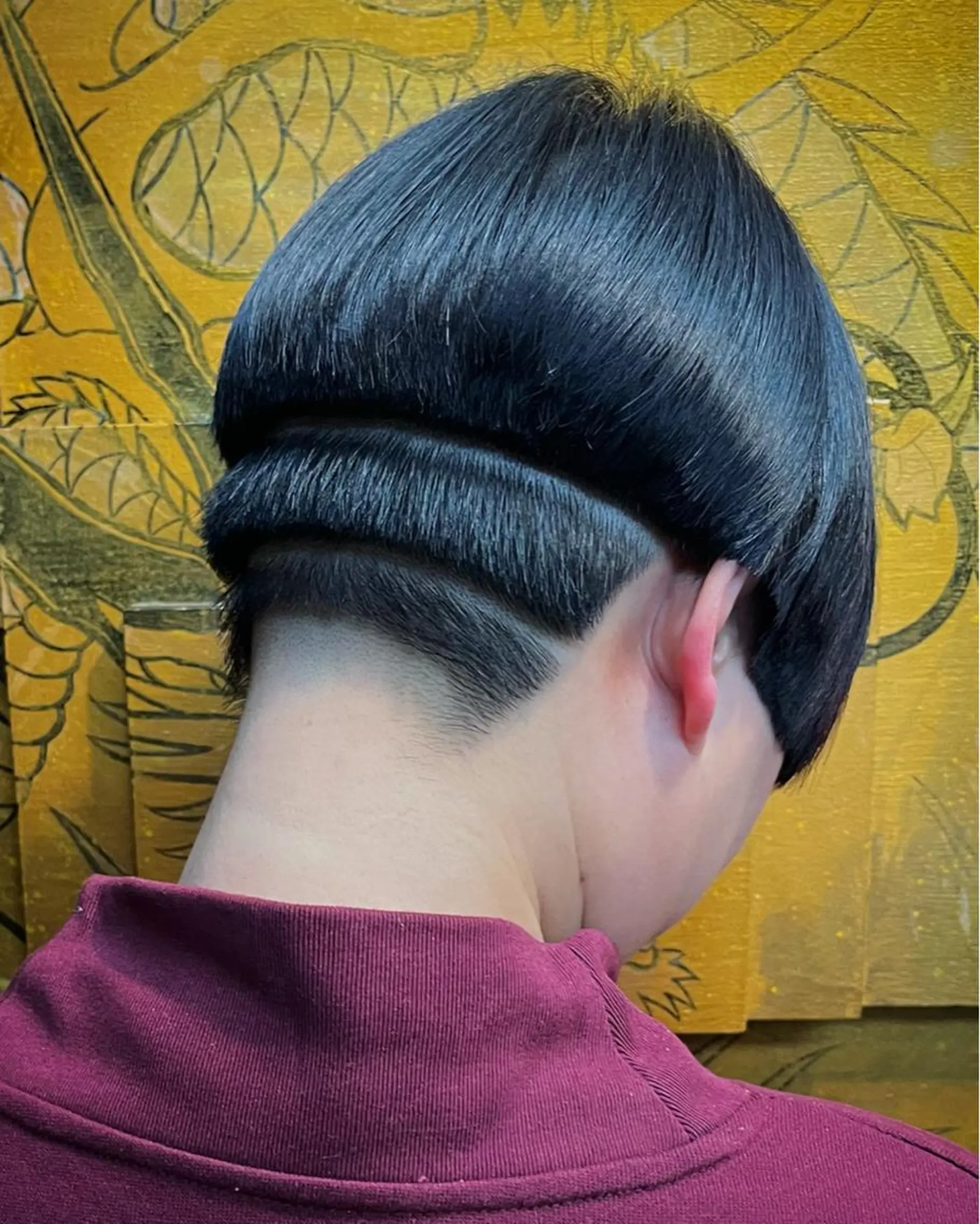 ショート ハイライト 韓国風ヘア レイヤーカット ショートヘア 縮毛矯正 KAH所属・Koichi Satoのヘアスタイル