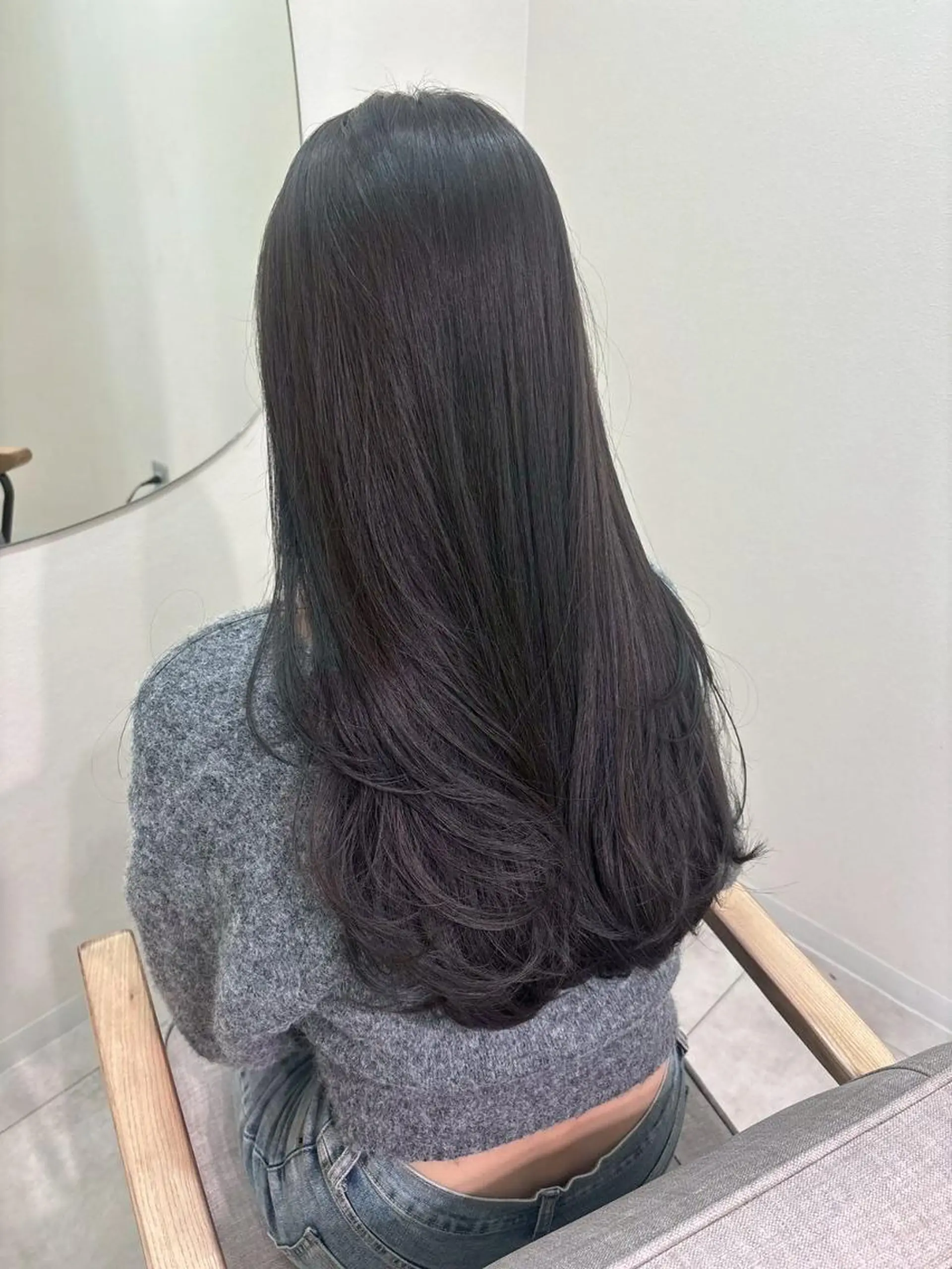 ロング 髪質改善 韓国風ヘア ロング トリートメント カット ヘアカラー トリートメント ⭐️N° blao 名古屋栄【髪質改善】のヘアスタイル