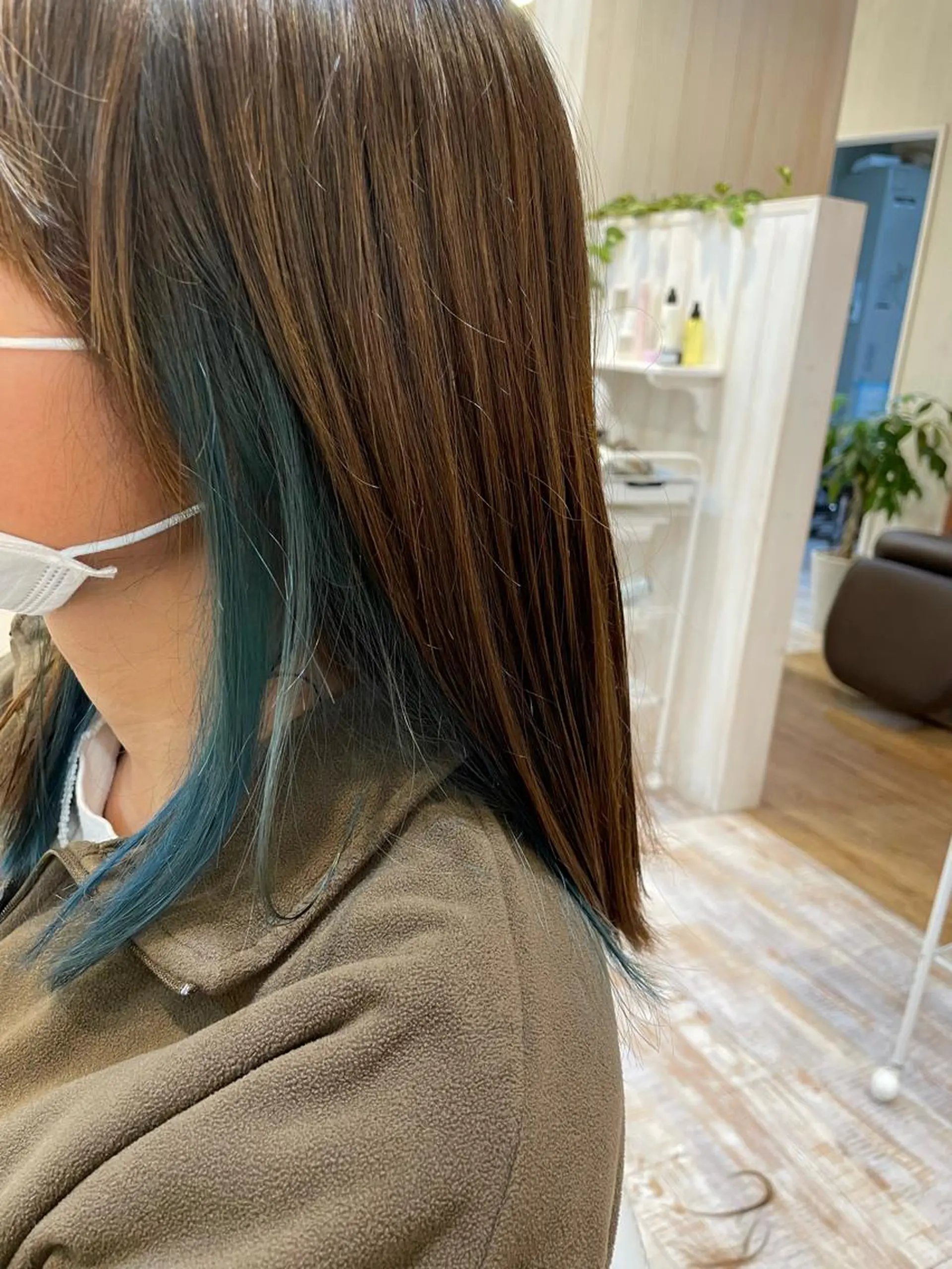 ミディアム カラー ヘアカラー Pentas所属・☘️当日OK☘️ 鍋島直大のヘアスタイル