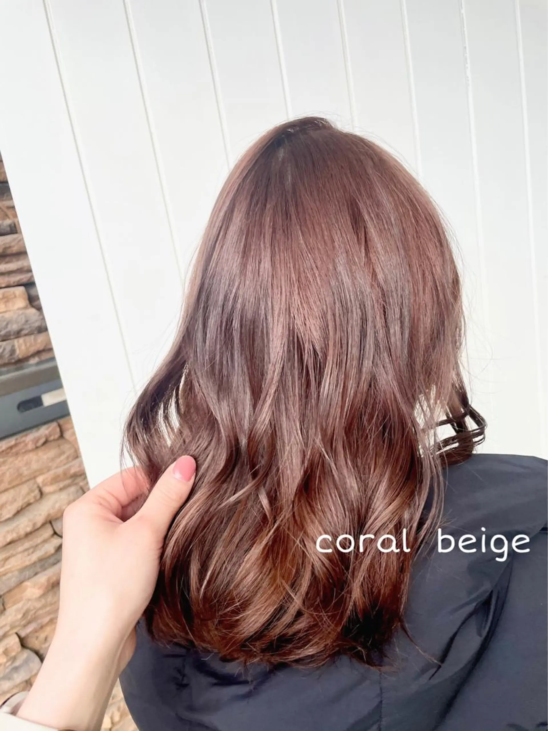 セミロング カラー 髪質改善✨️透明感カ ラー✧*。山下さいみのヘアスタイル