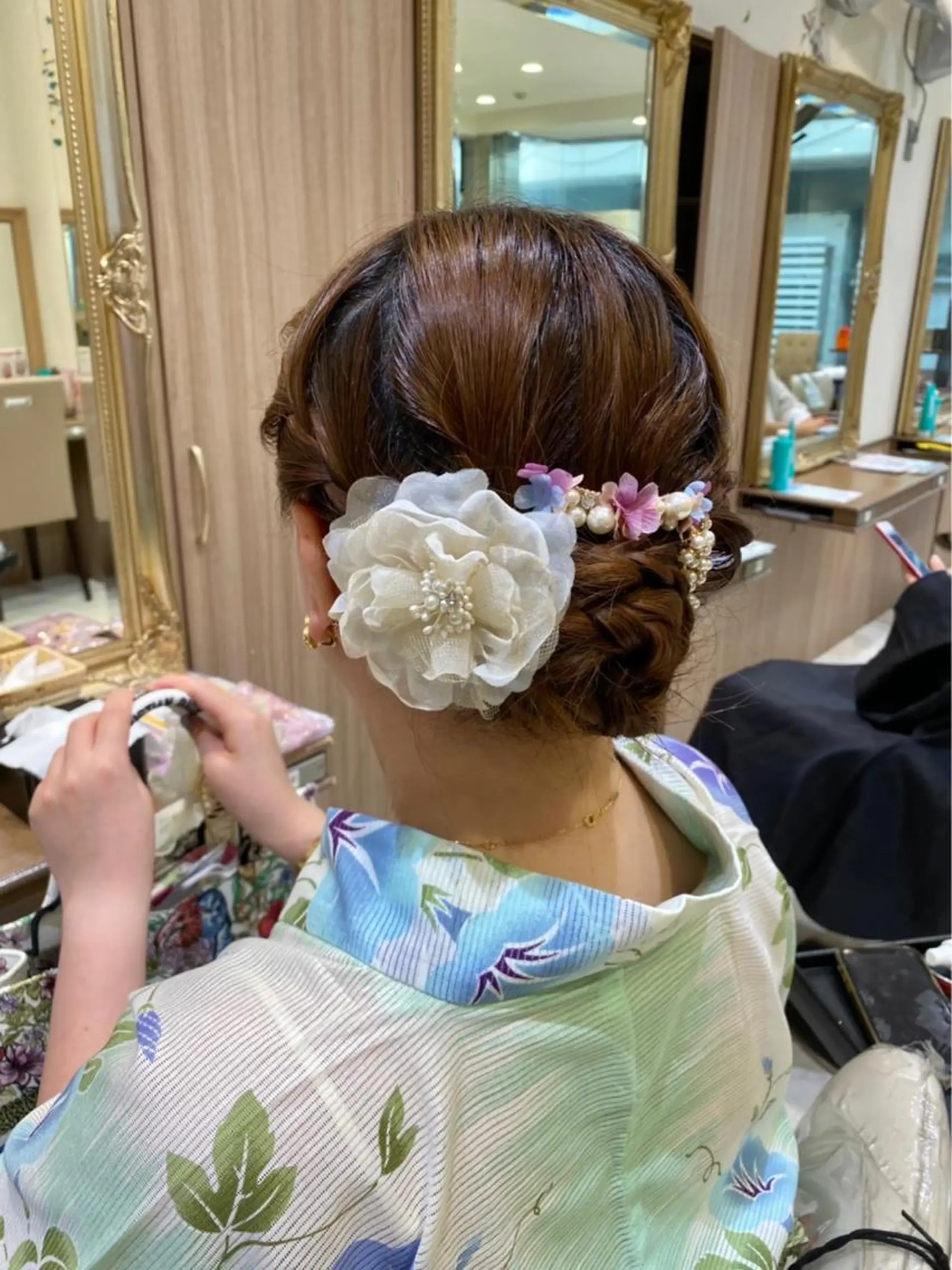 ロング ヘアアレンジ 古川 琴美のヘアスタイル