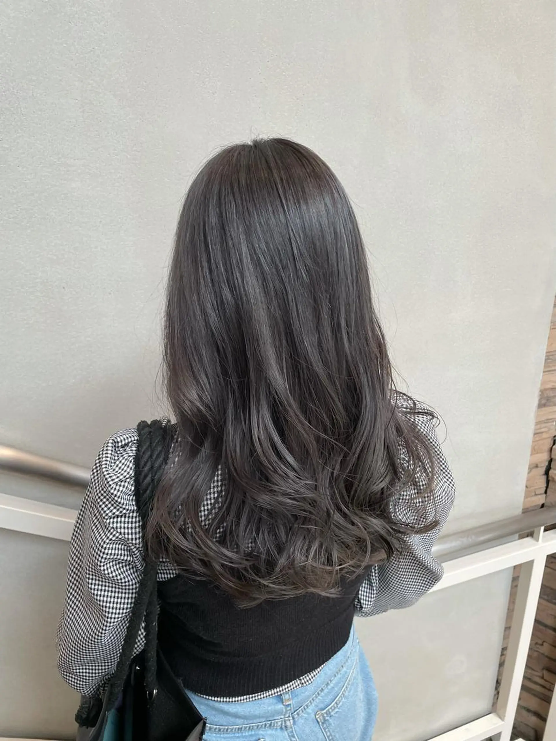 ロング カラー ブリーチ グレージュ 沖縄/ヘアアレンジ /ナカノのヘアスタイル