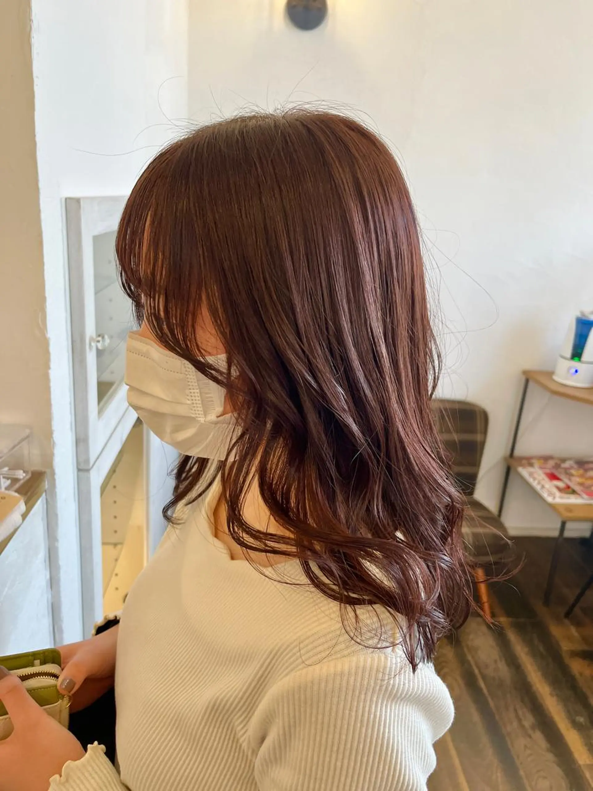 ミディアム カラー ブリーチ ブリーチなしカラー 伊藤ゆかり/髪質改善 /透明感カラーのヘアスタイル