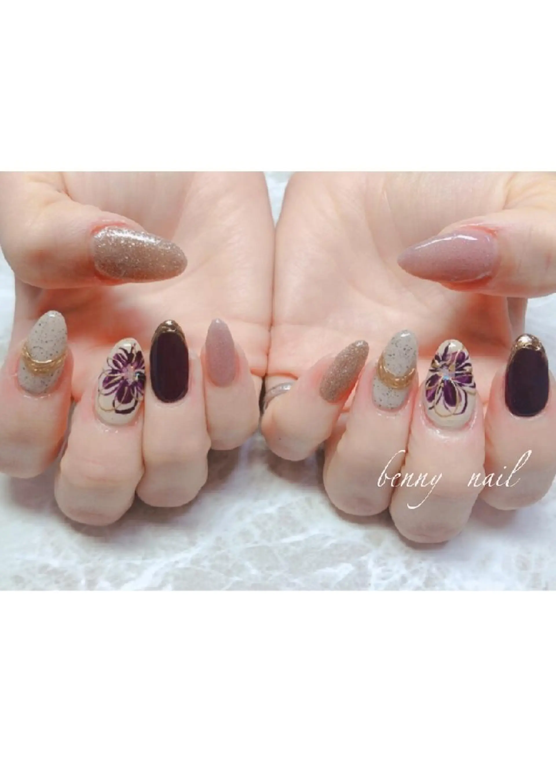 ネイル 最終受付23時半 benny nailのネイルデザイン