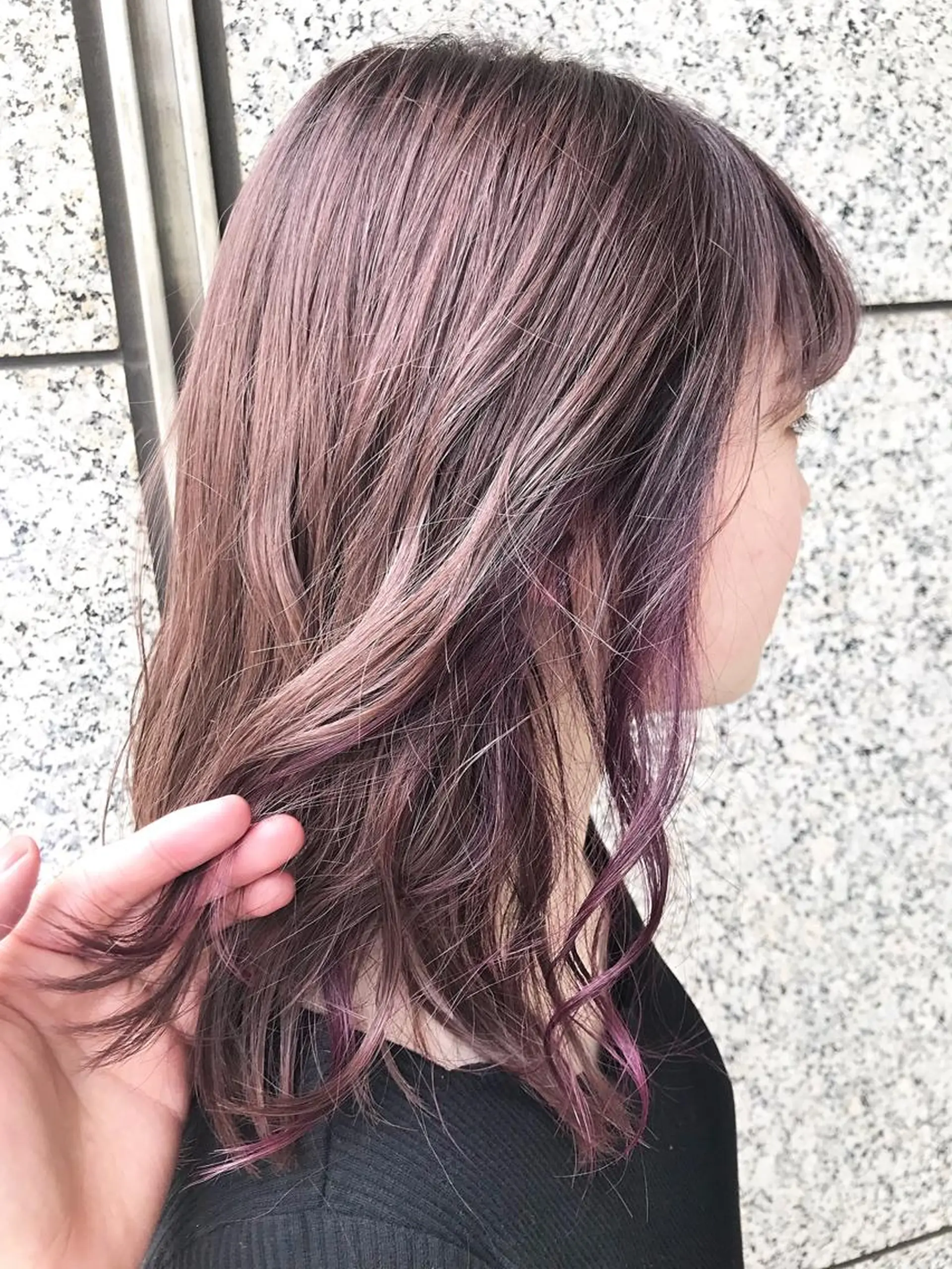 ミディアム 平尾 拓也のヘアスタイル