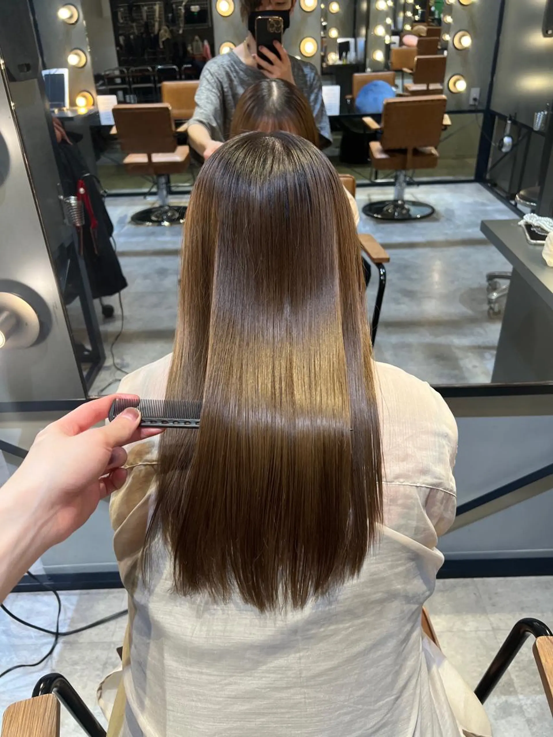 ロング カラー 髪質改善ストレート Kantaのヘアスタイル