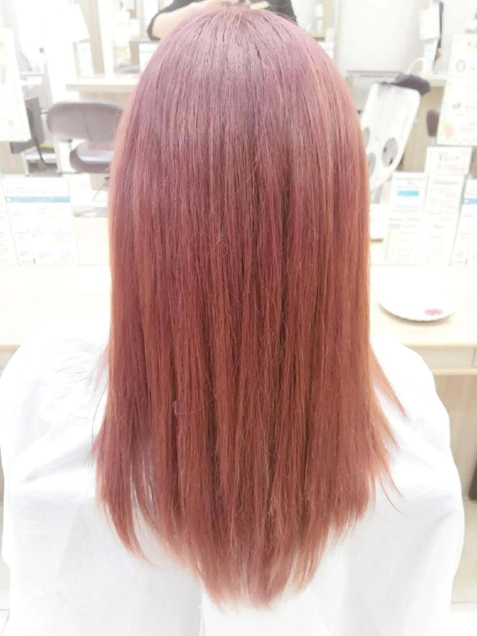 ロング カラー ベージュカラー ピンクカラー ピンクベージュ 🩶ハイライトカラー 🩶ASH西葛西鈴木のヘアスタイル