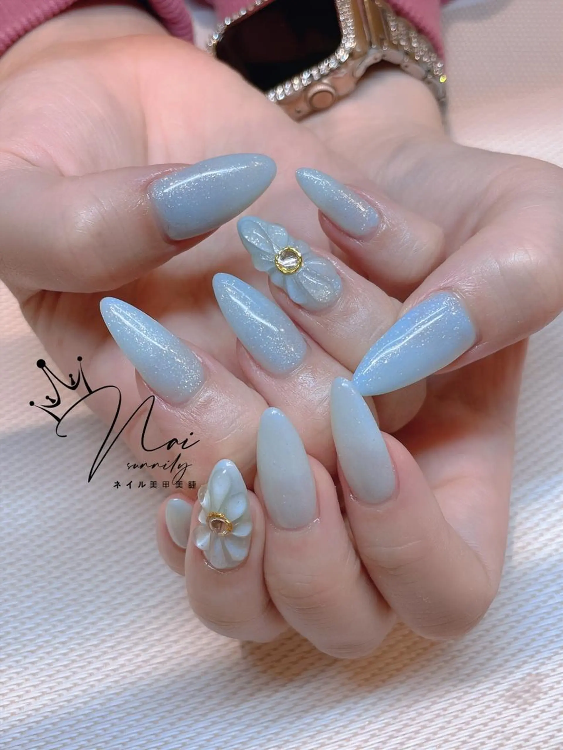 ネイル ハンドネイル 長さだし専門店 M2　rikaのネイルデザイン