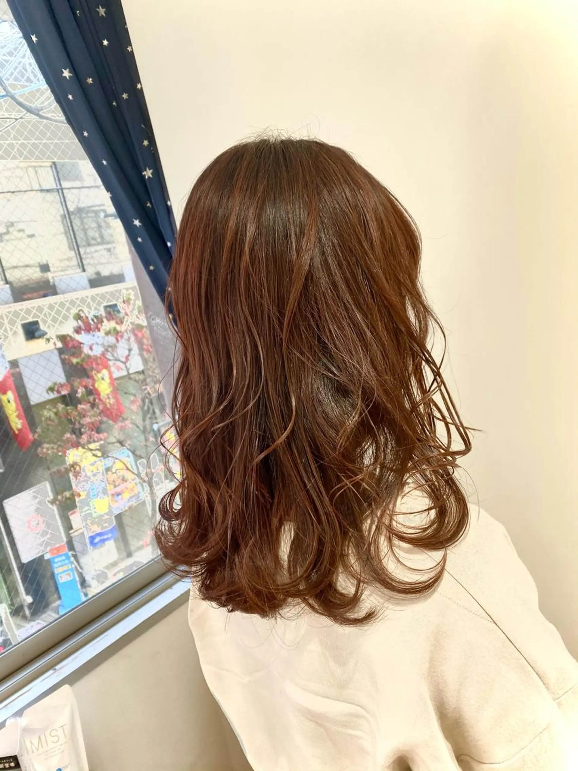 セミロング カラー イルミナカラー カット ヘアカラー トリートメント Kazu .Kのヘアスタイル