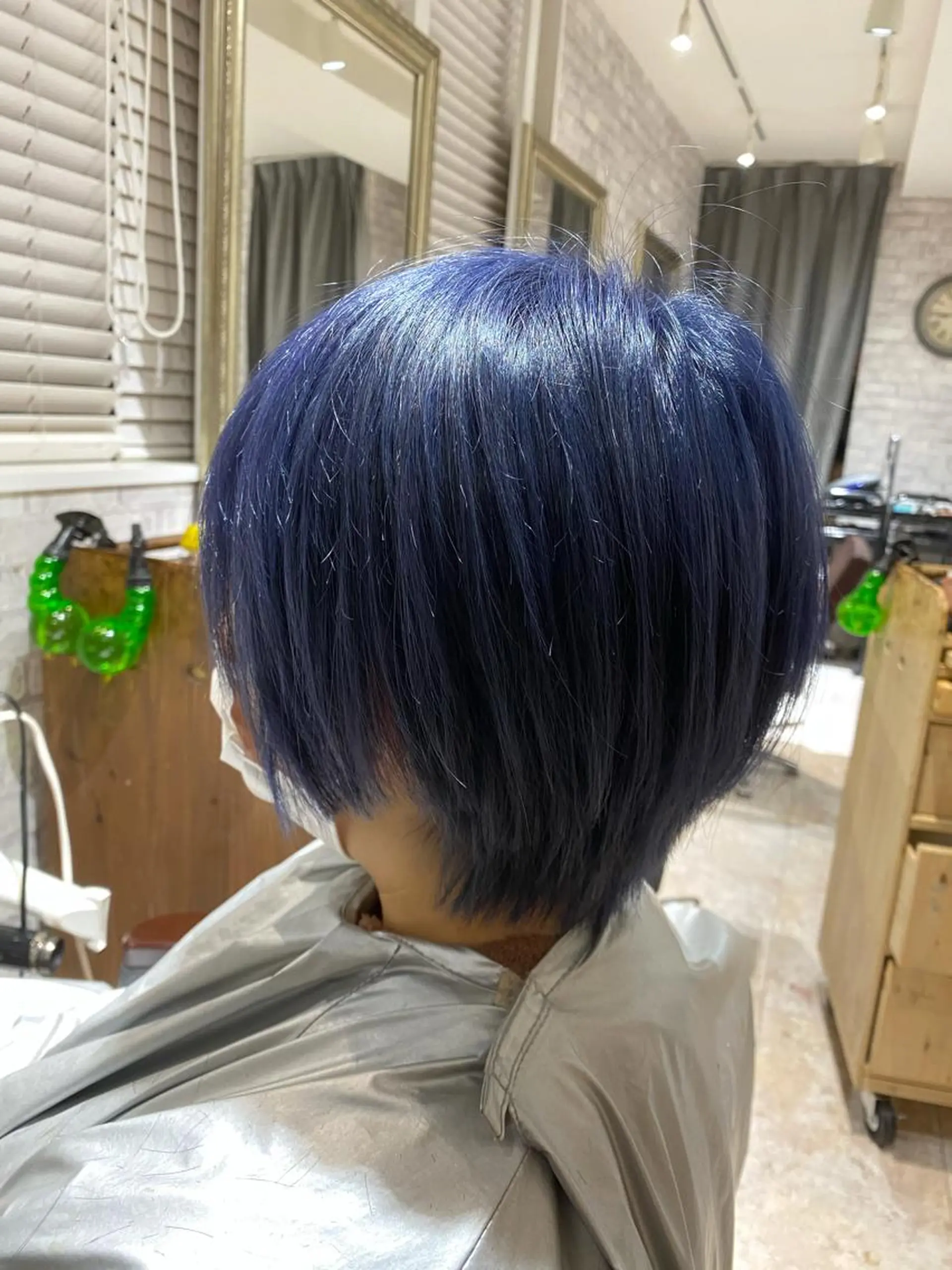 ショート カラー ブルーカラー ［パサつき改善］＊ 髪質改善ケアサロン＊のヘアスタイル