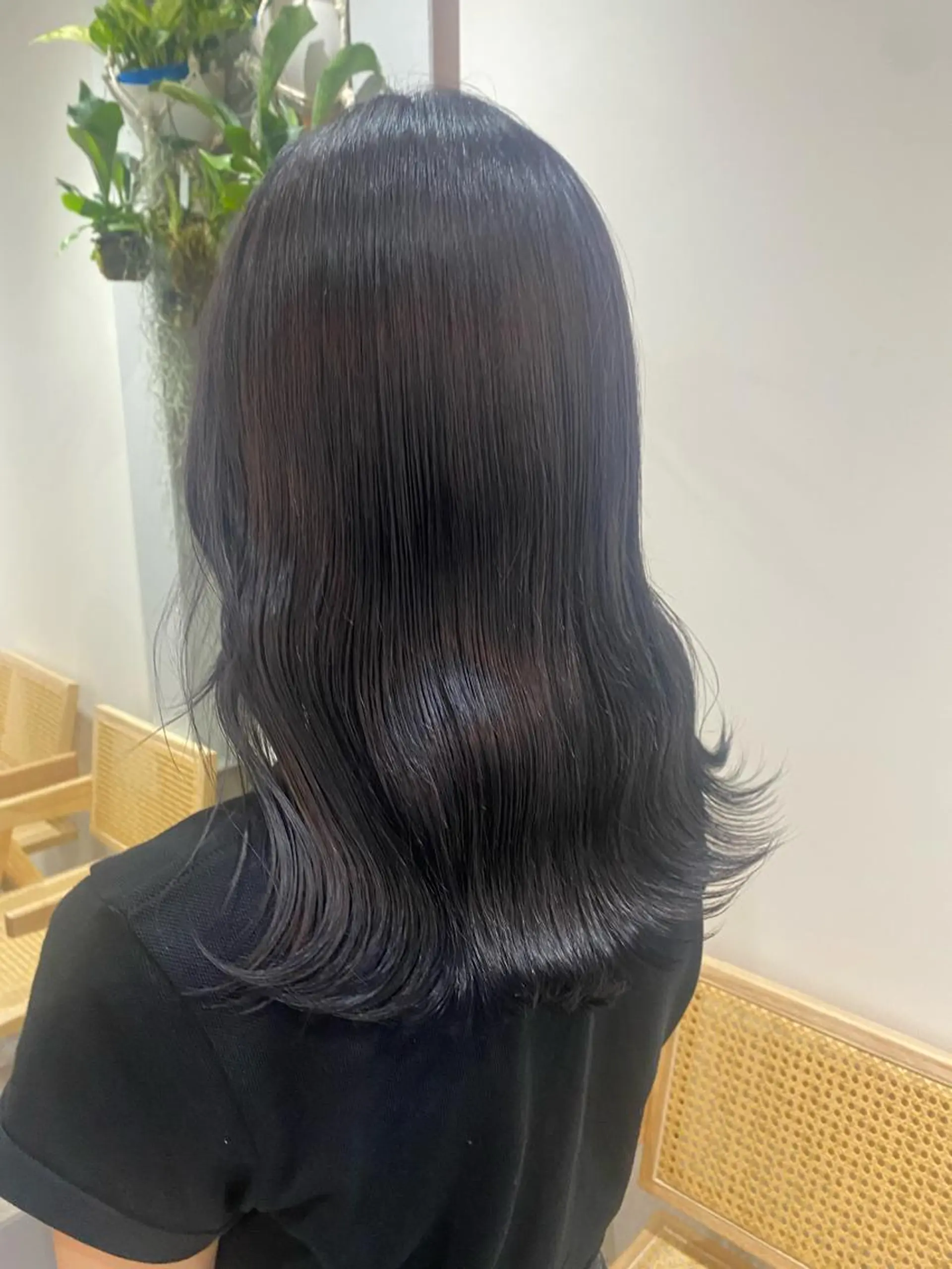 ミディアム カラー 韓国×髪質改善カラー 💎hinaのヘアスタイル