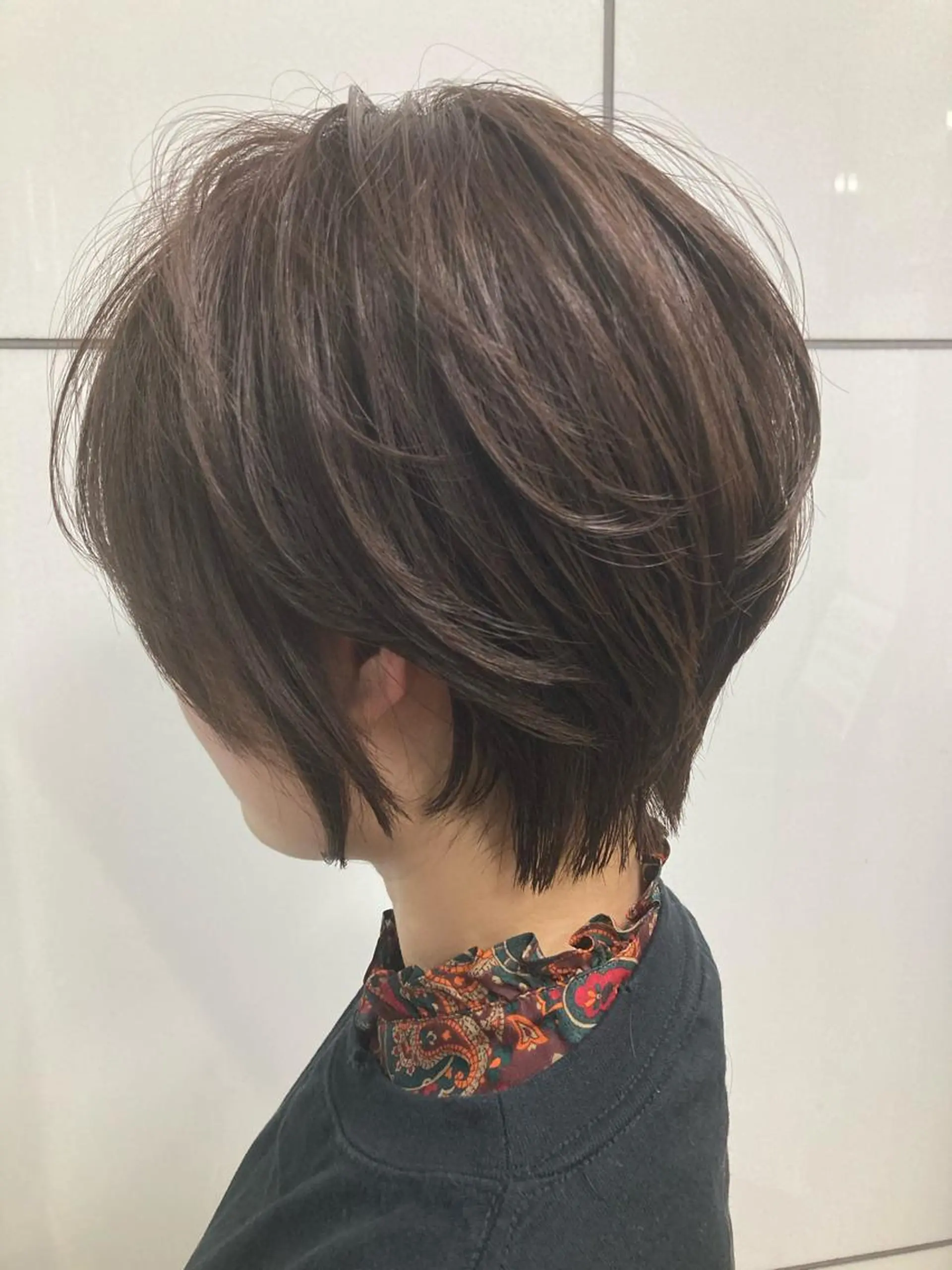 ショート カラー カット ヘアカラー 髪質改善/痛ませ ないカラー/西村航大のヘアスタイル