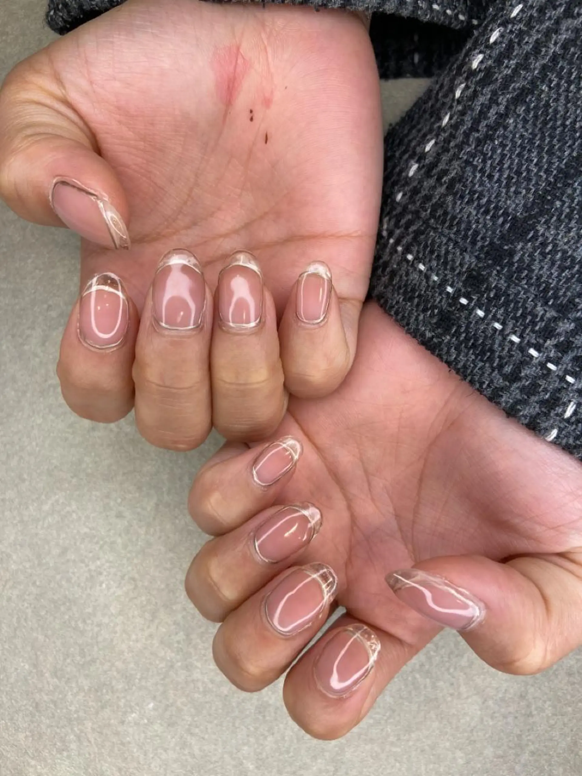 ネイル クリアネイル フレンチネイル nails TOKYOのネイルデザイン