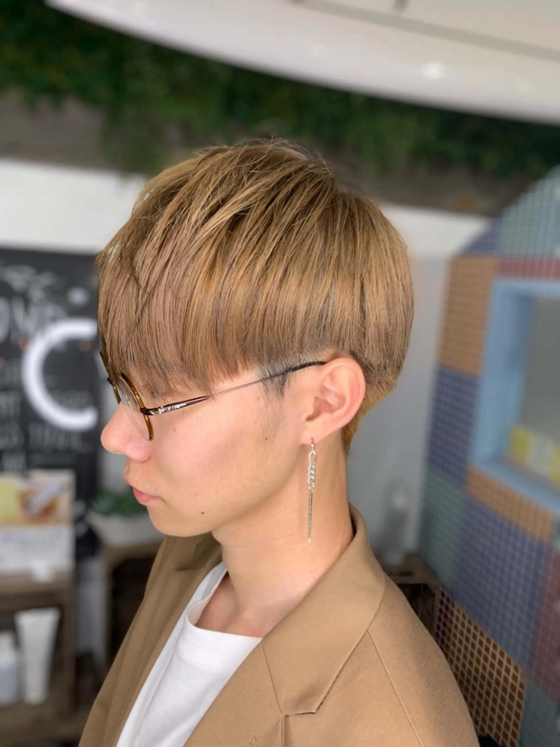 メンズ 吹田 駿 髪質改善縮毛矯正のヘアスタイル