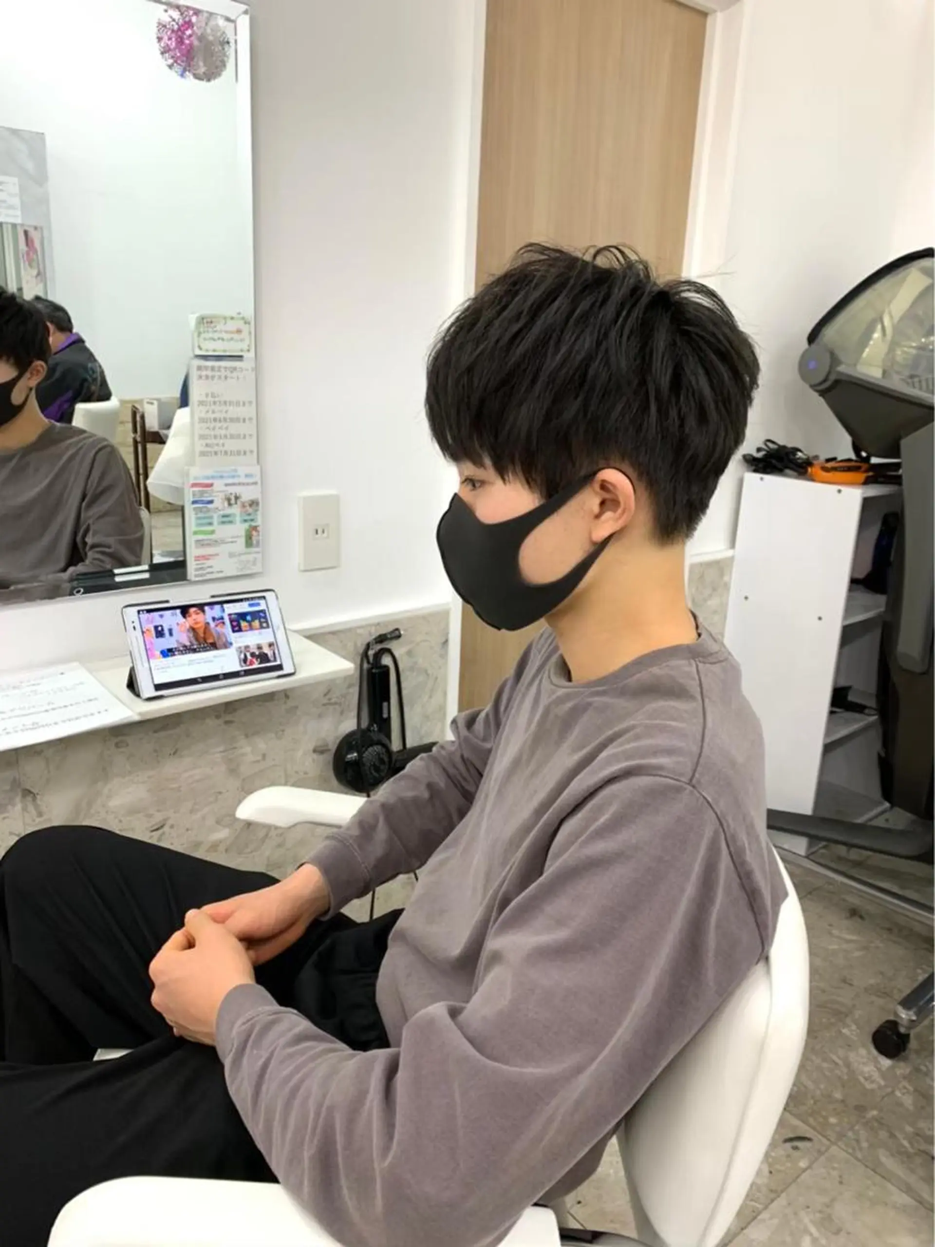 ショート ヘアアレンジ メンズ メンズパーマ 特化中澤のヘアスタイル