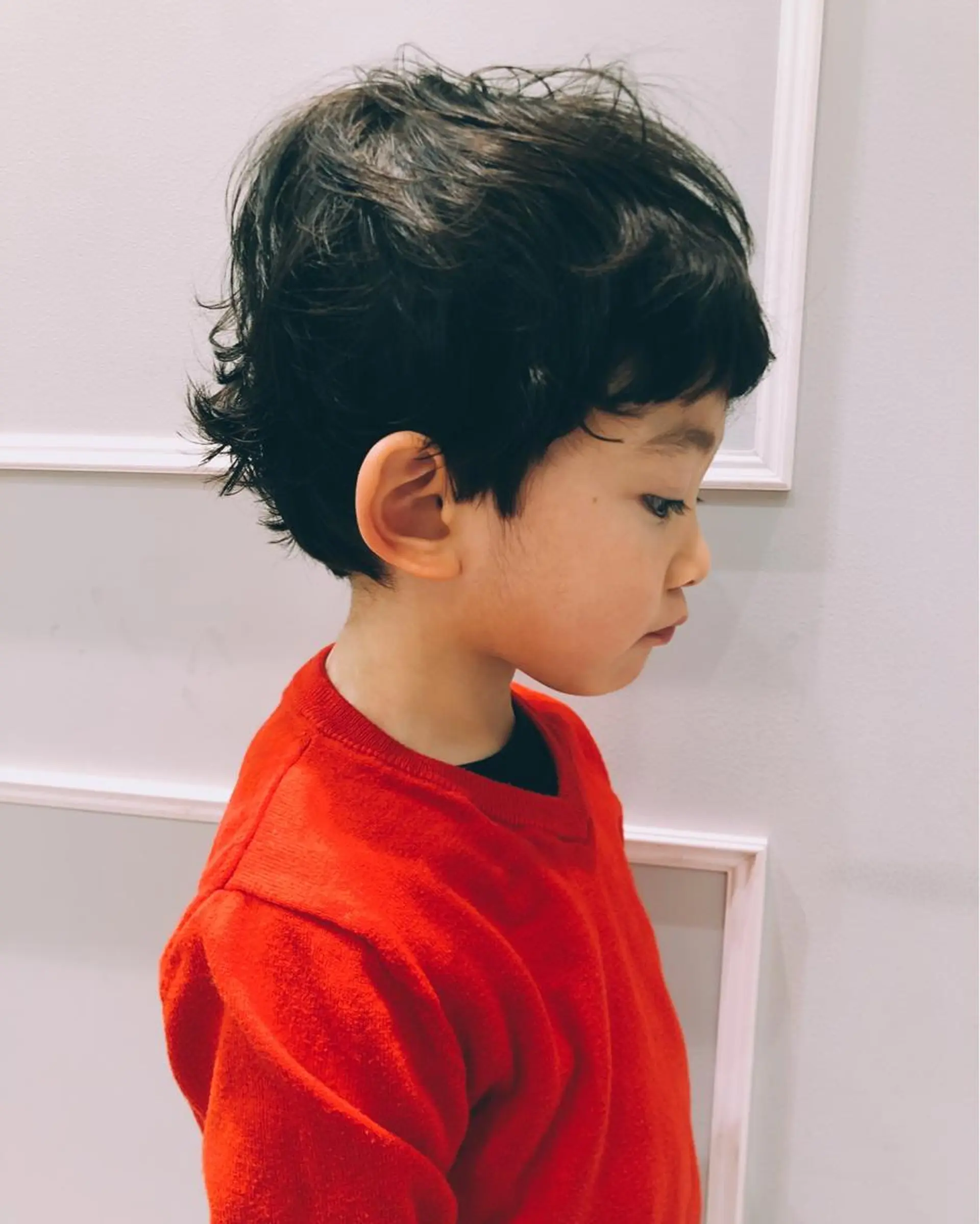 ミディアム キッズ ボブ アンブレラカラー💫 フェイスフレーミングのヘアスタイル