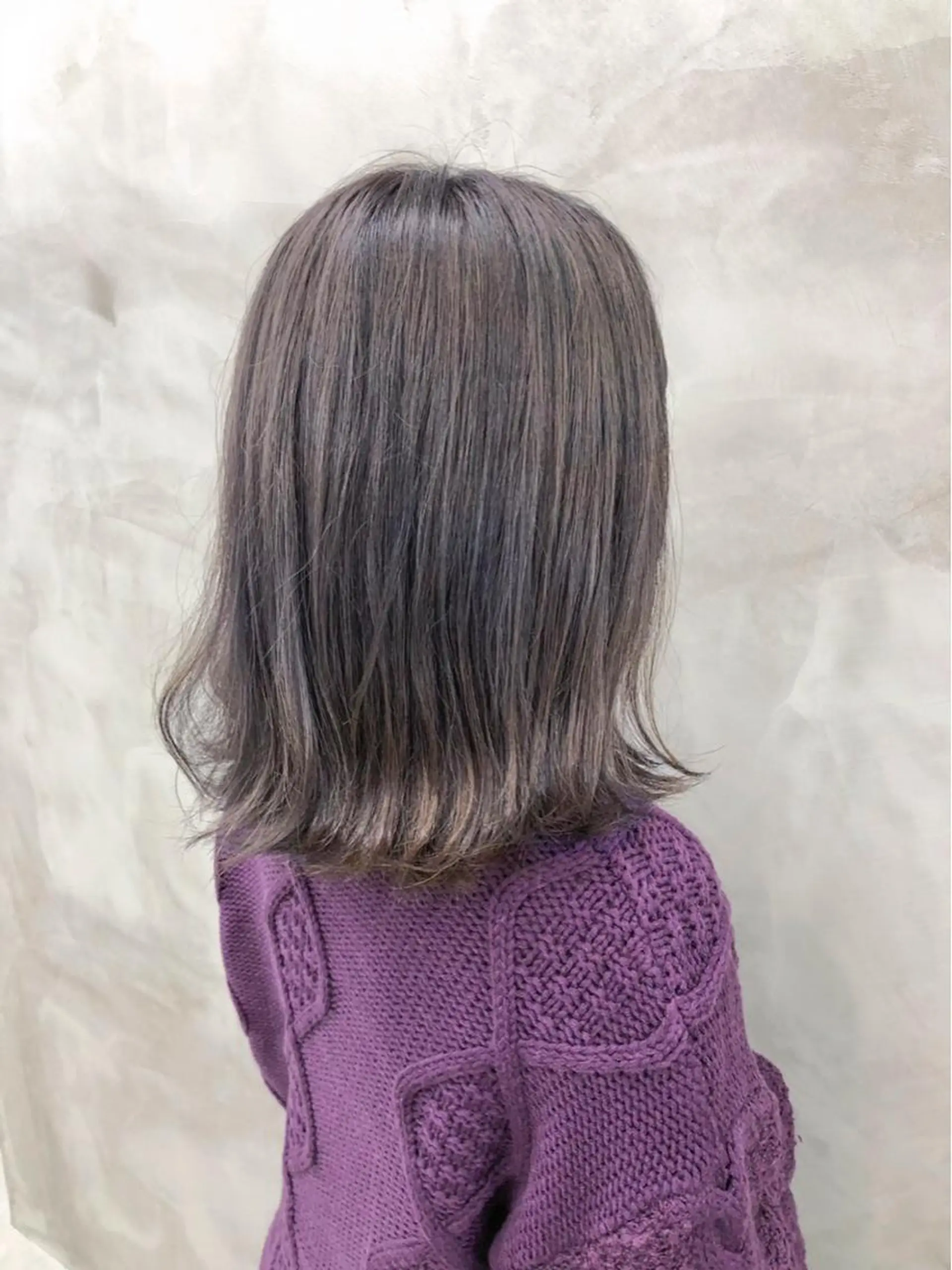 カラー グレージュ ショート・ボブ 徳竹淳一のヘアスタイル