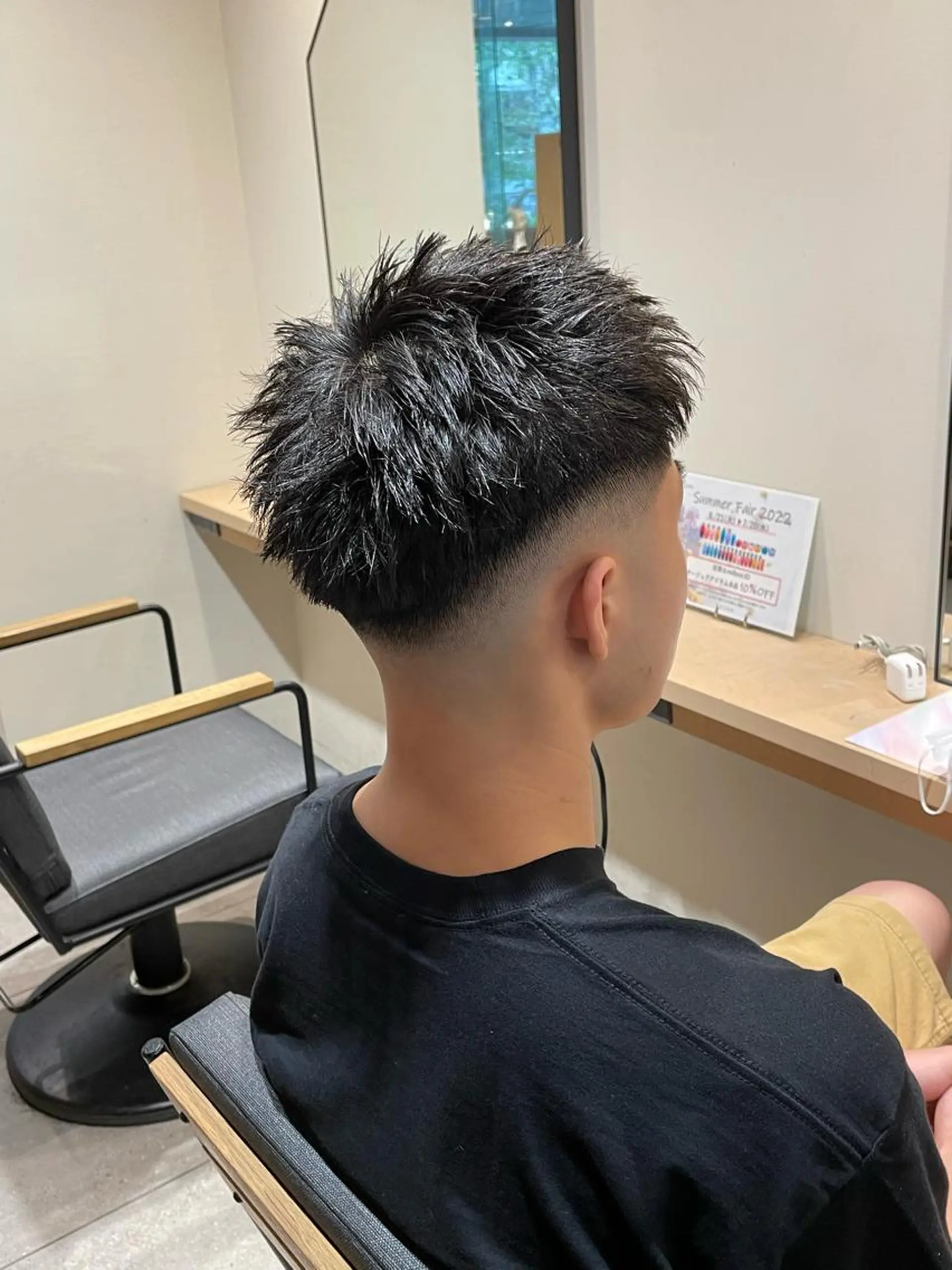 メンズ フェードカット スキンフェード カット Le'a所属・渋谷/フェード/ 國分 翔のヘアスタイル