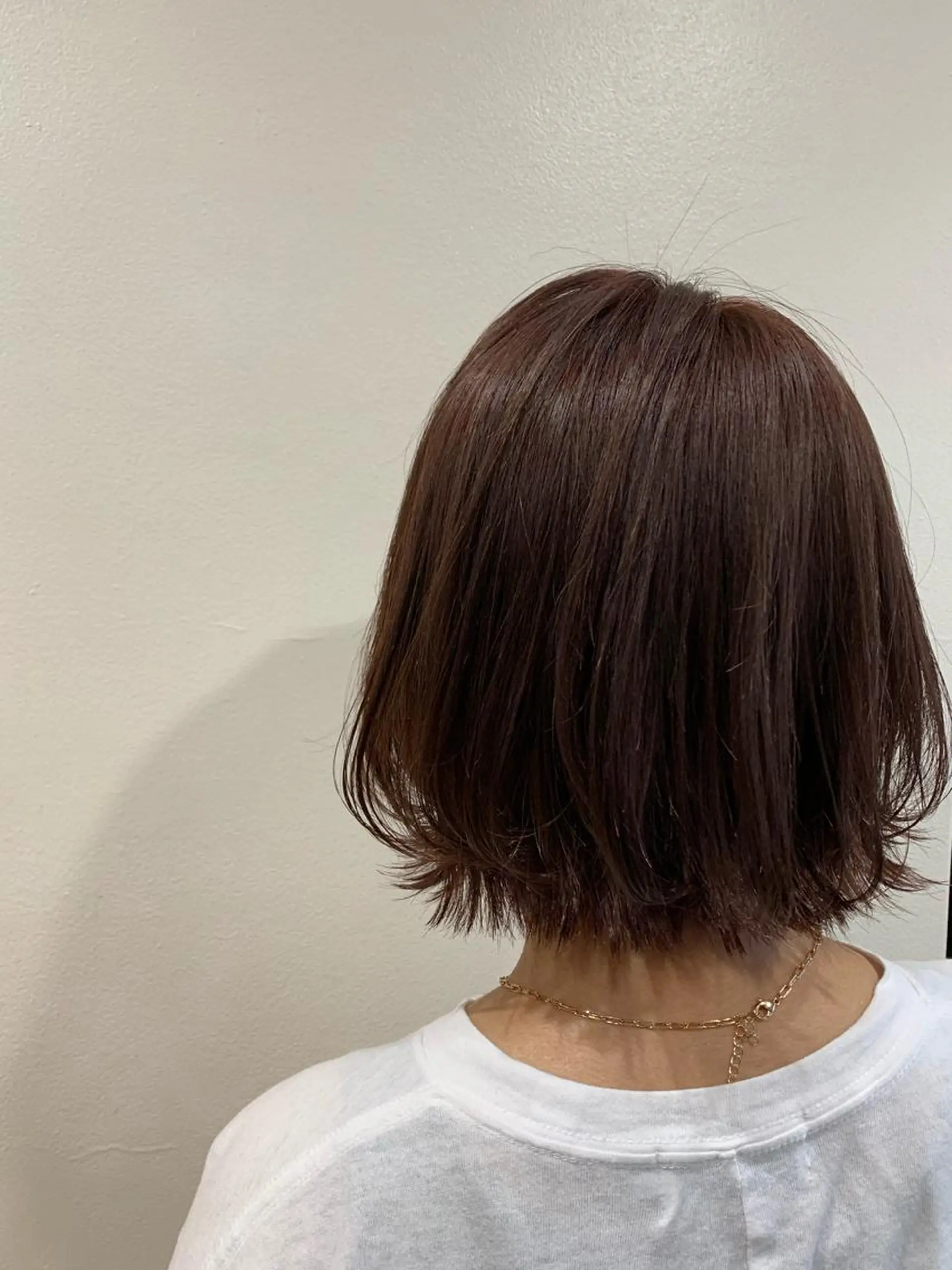 ミディアム カラー 山崎 澪 レイヤーカット/大宮のヘアスタイル