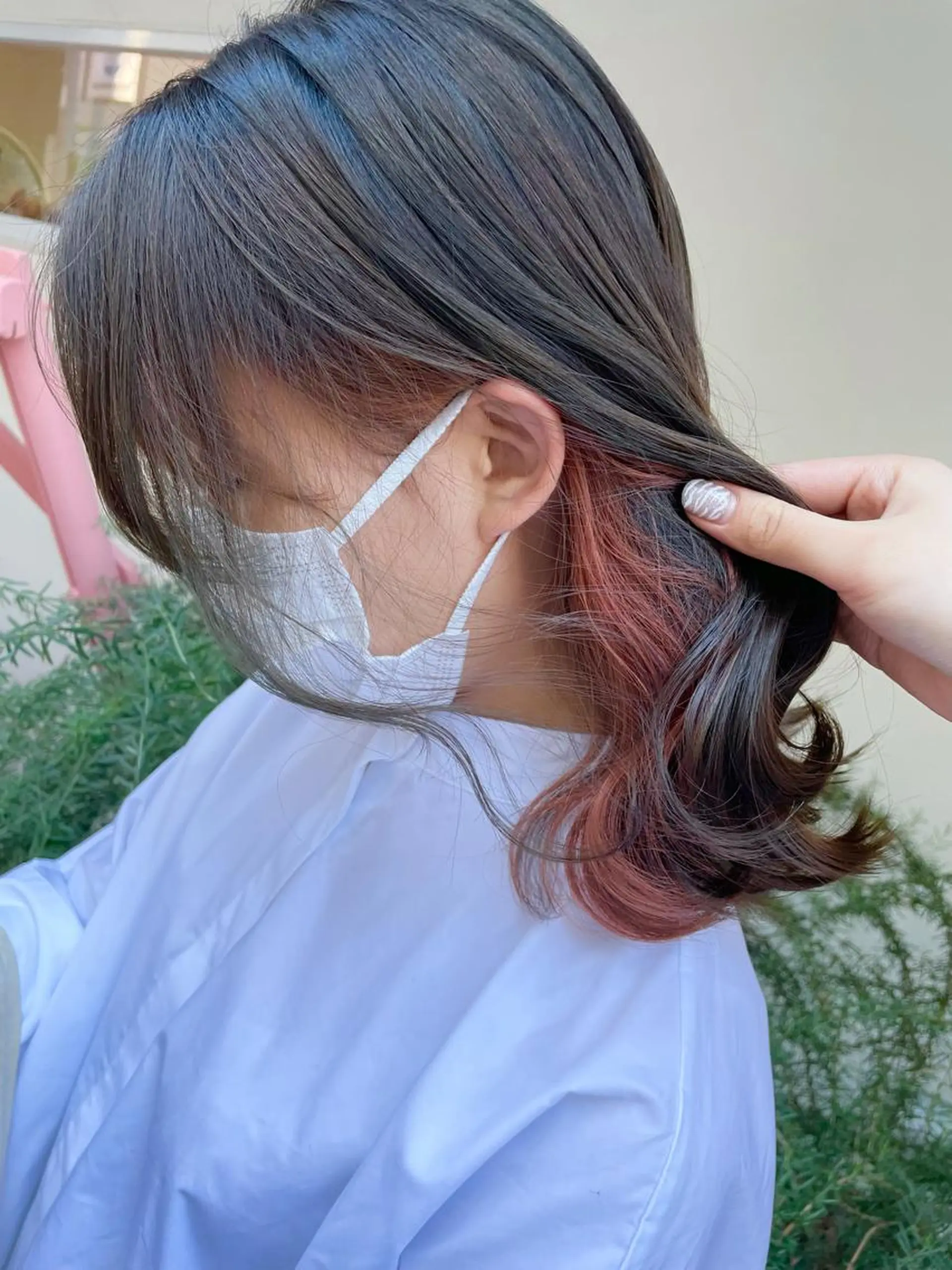 ミディアム カラー newi梅田🫧韓国 ヘア🫧sakiのヘアスタイル