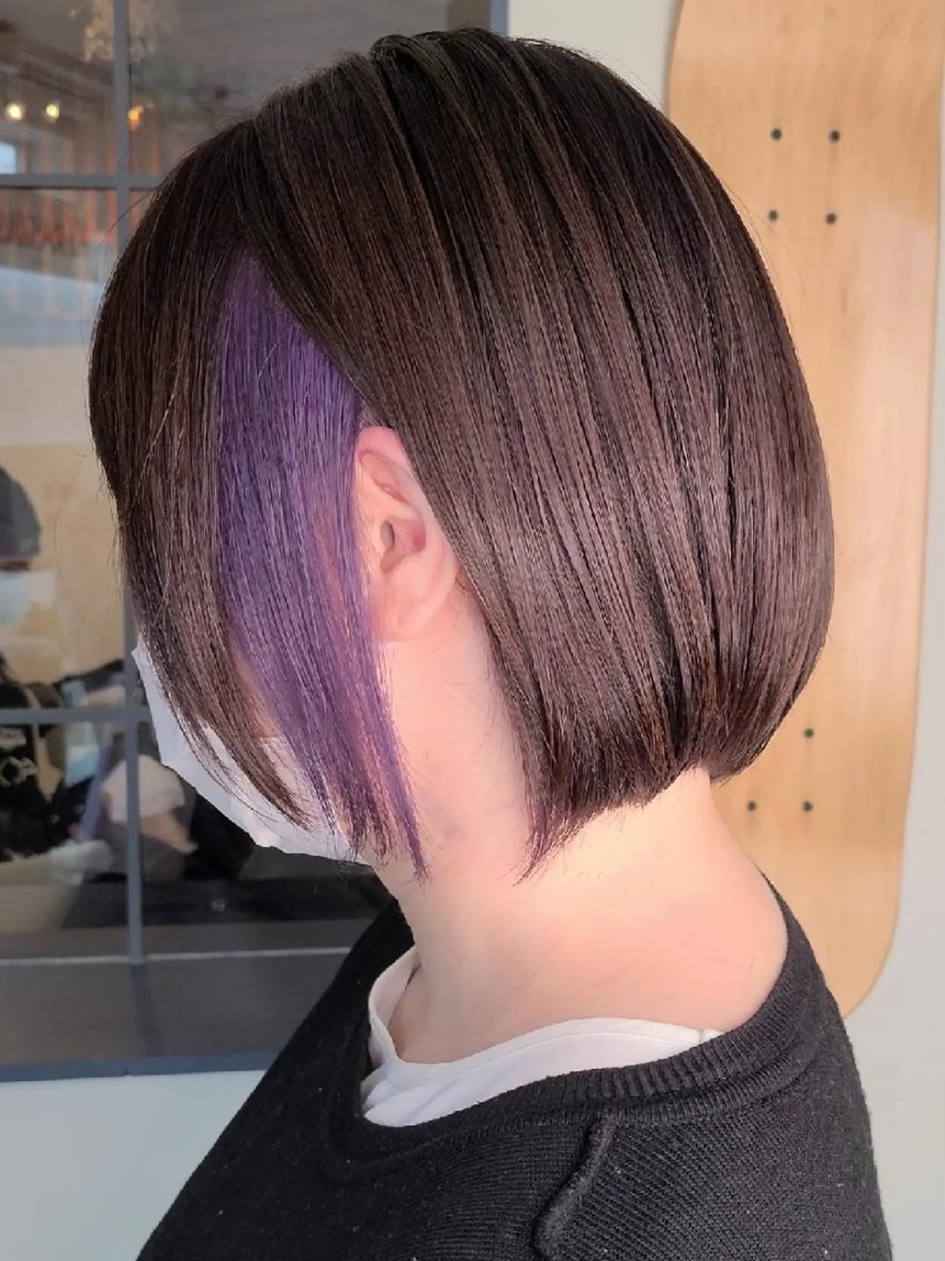 ショート カラー ブリーチカラー🌈 嘉名 真樹のヘアスタイル