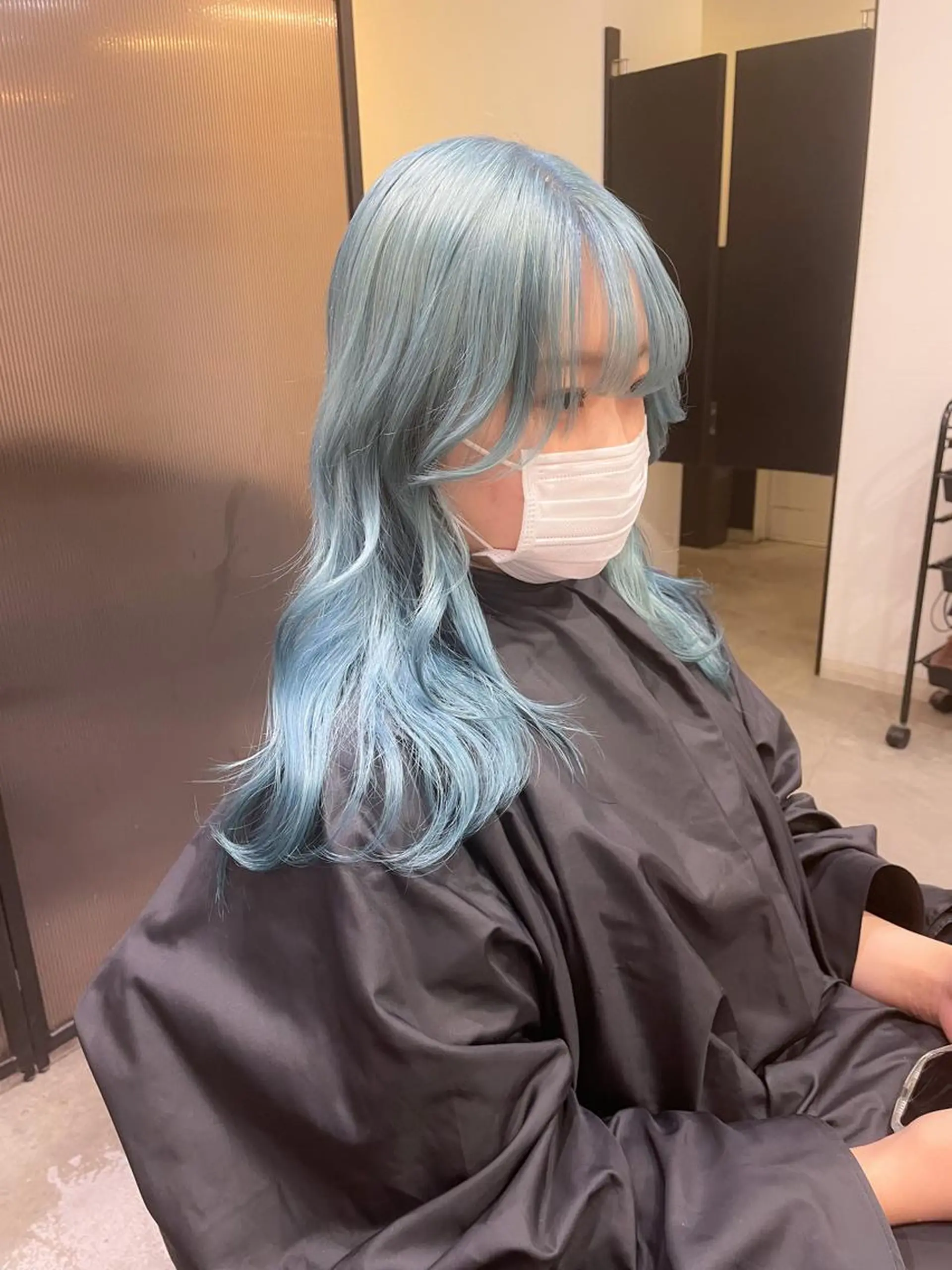 ミディアム カラー ヘアカラー トリートメント BANK'S hair所属・💐ケラチン 髪質改善寺坂雄飛💐のヘアスタイル