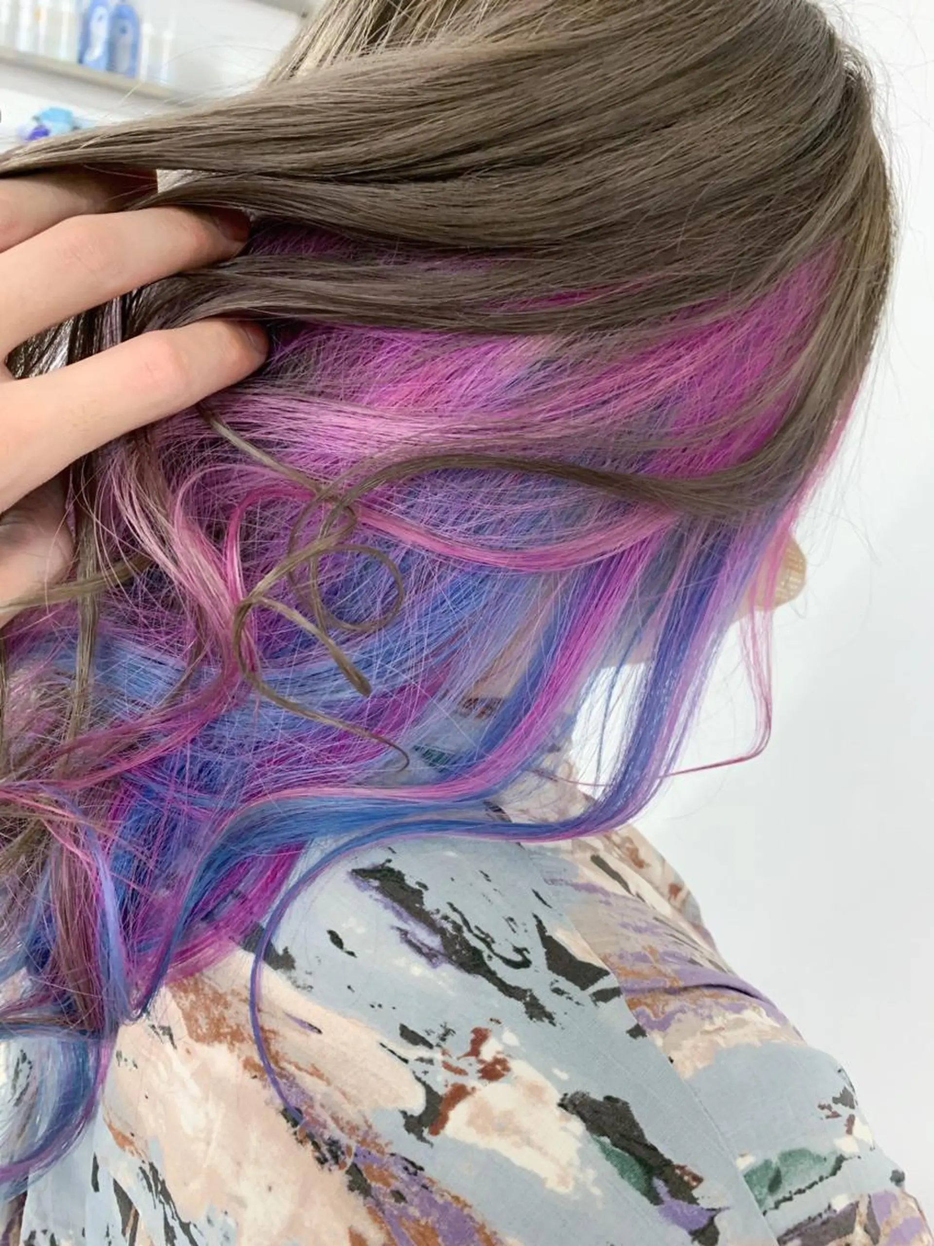 セミロング ヘアカラー トリートメント 🥇近藤 恭輔🥇 Recharme新保のヘアスタイル