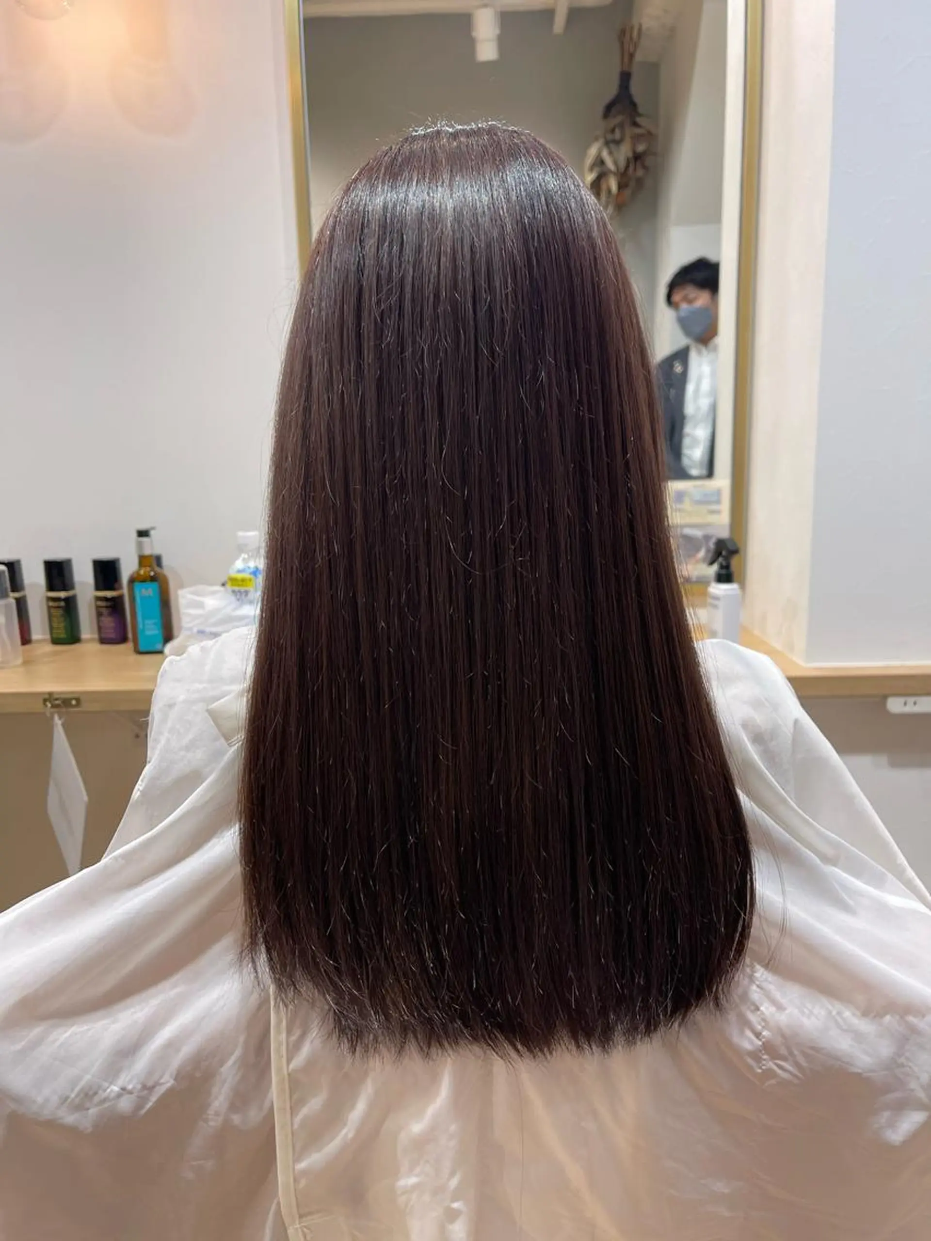 ロング カラー ブラウンカラー カシス noa  🦋 ブリーチ/暖色のヘアスタイル