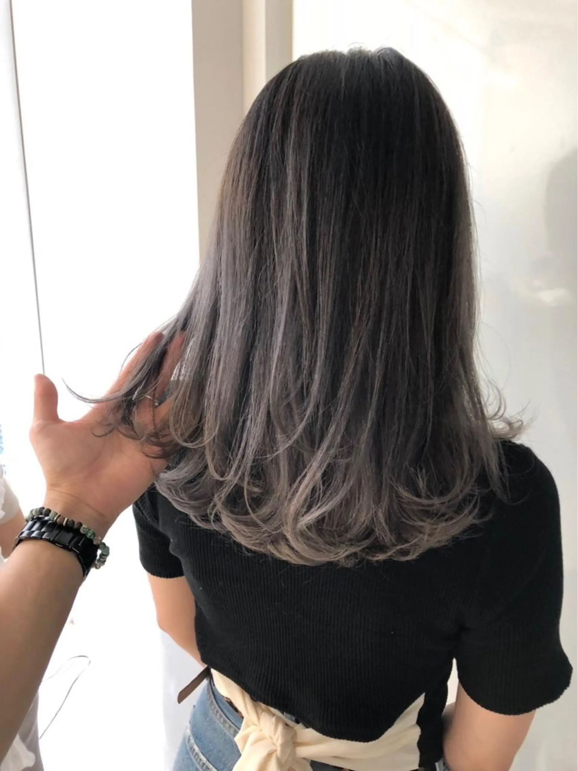 ロング カラー ヘアアレンジ 【公式】amble luxe池袋東口🩷のヘアスタイル