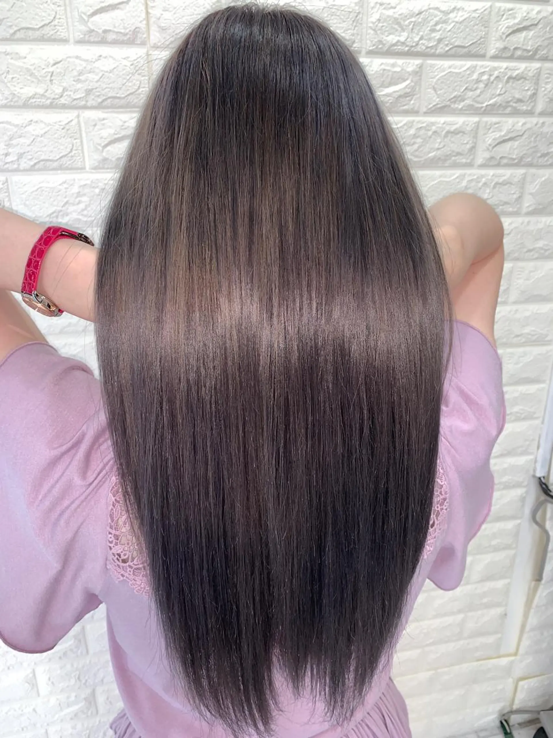 セミロング カラー アクアカラー 髪質改善 トリートメント ✨髪質改善✨ トリートメントLASのヘアスタイル