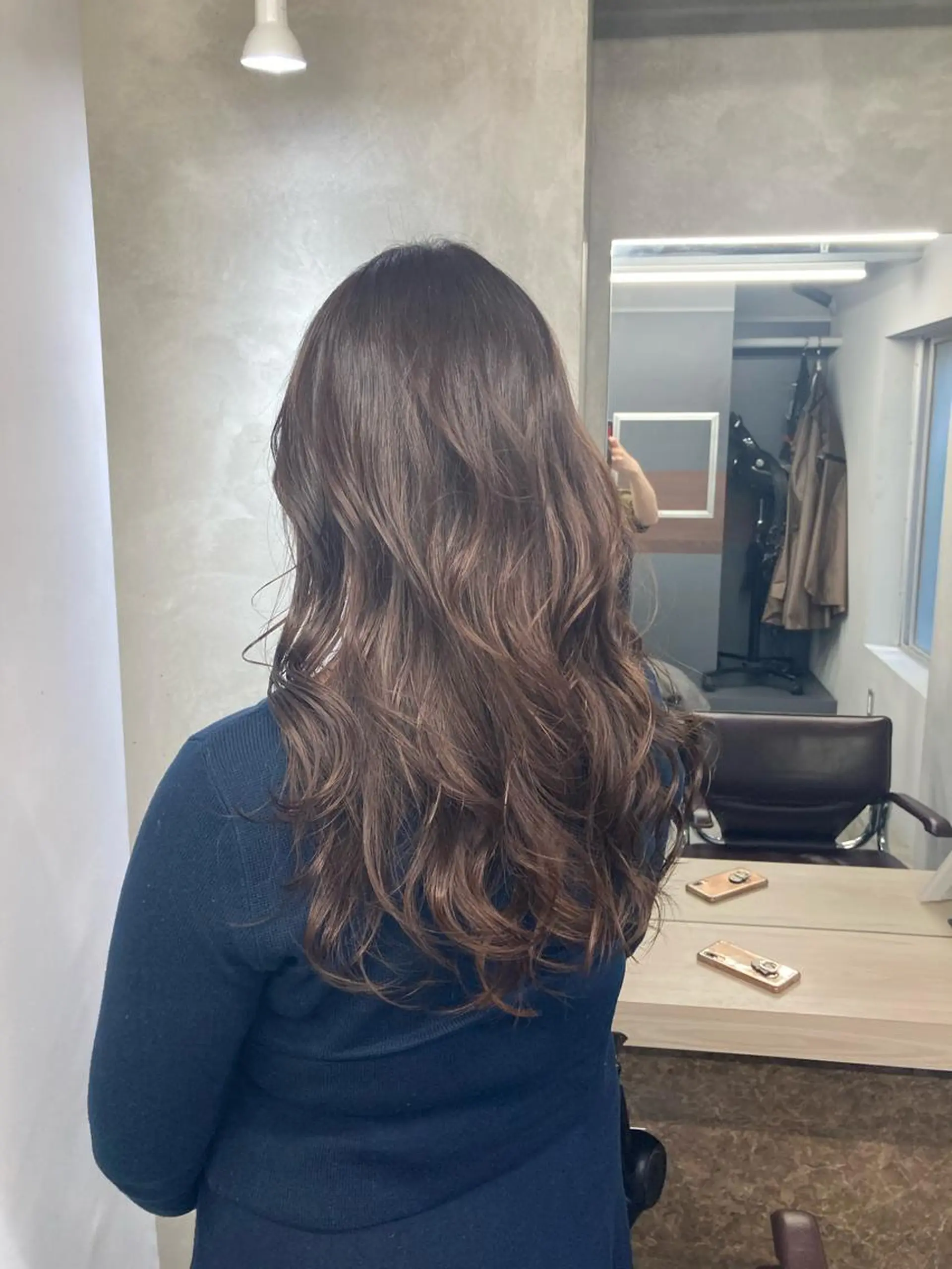 ロング カラー イルミナカラー ヘアカラー ブリーチ&似合せボブ 田中寛十のヘアスタイル