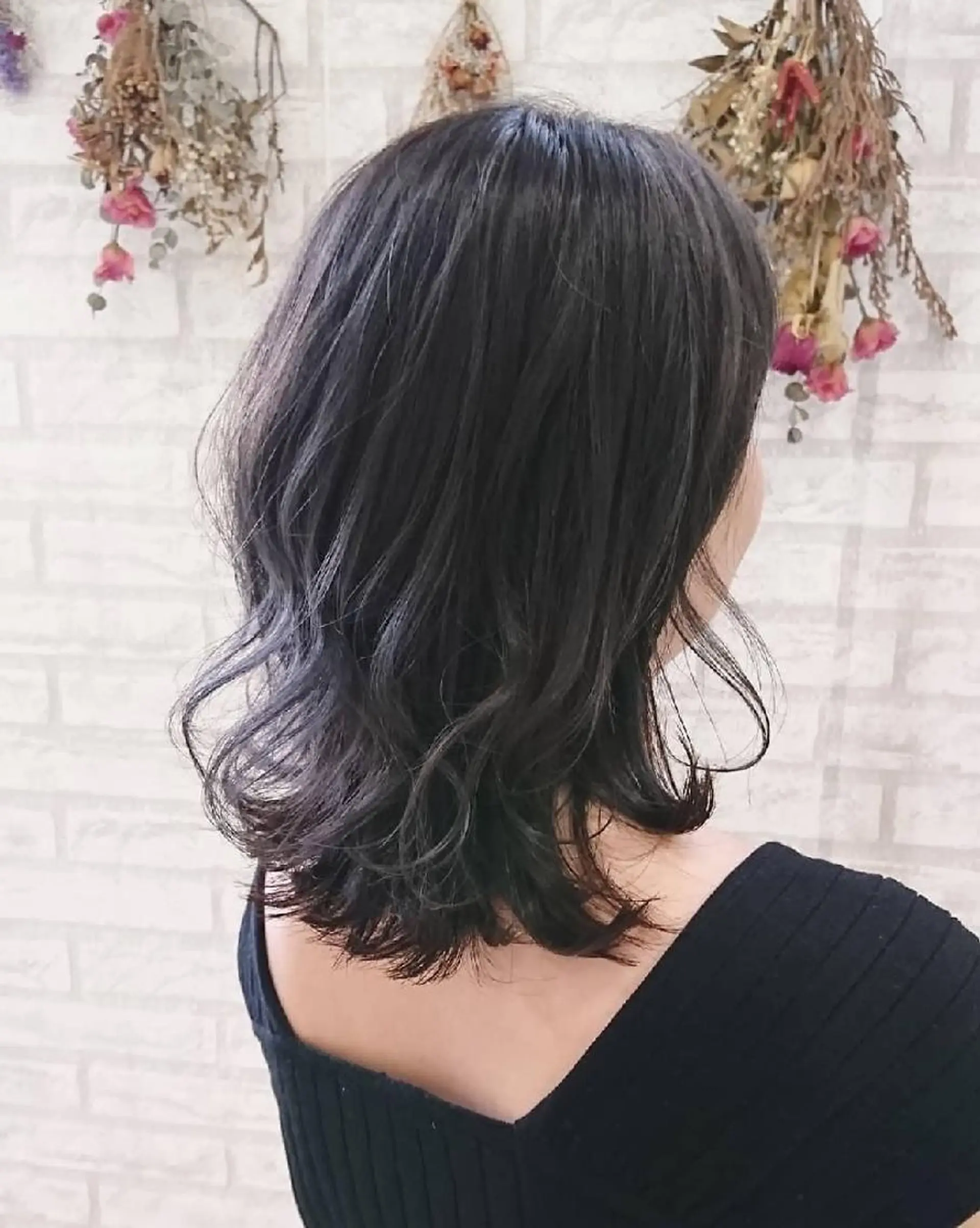 ミディアム カラー ブラウンカラー ハイライトカラー ラベンダーカラー ラベンダーブラウン シルバー ＊Cielo＊ 佐藤 幸世のヘアスタイル