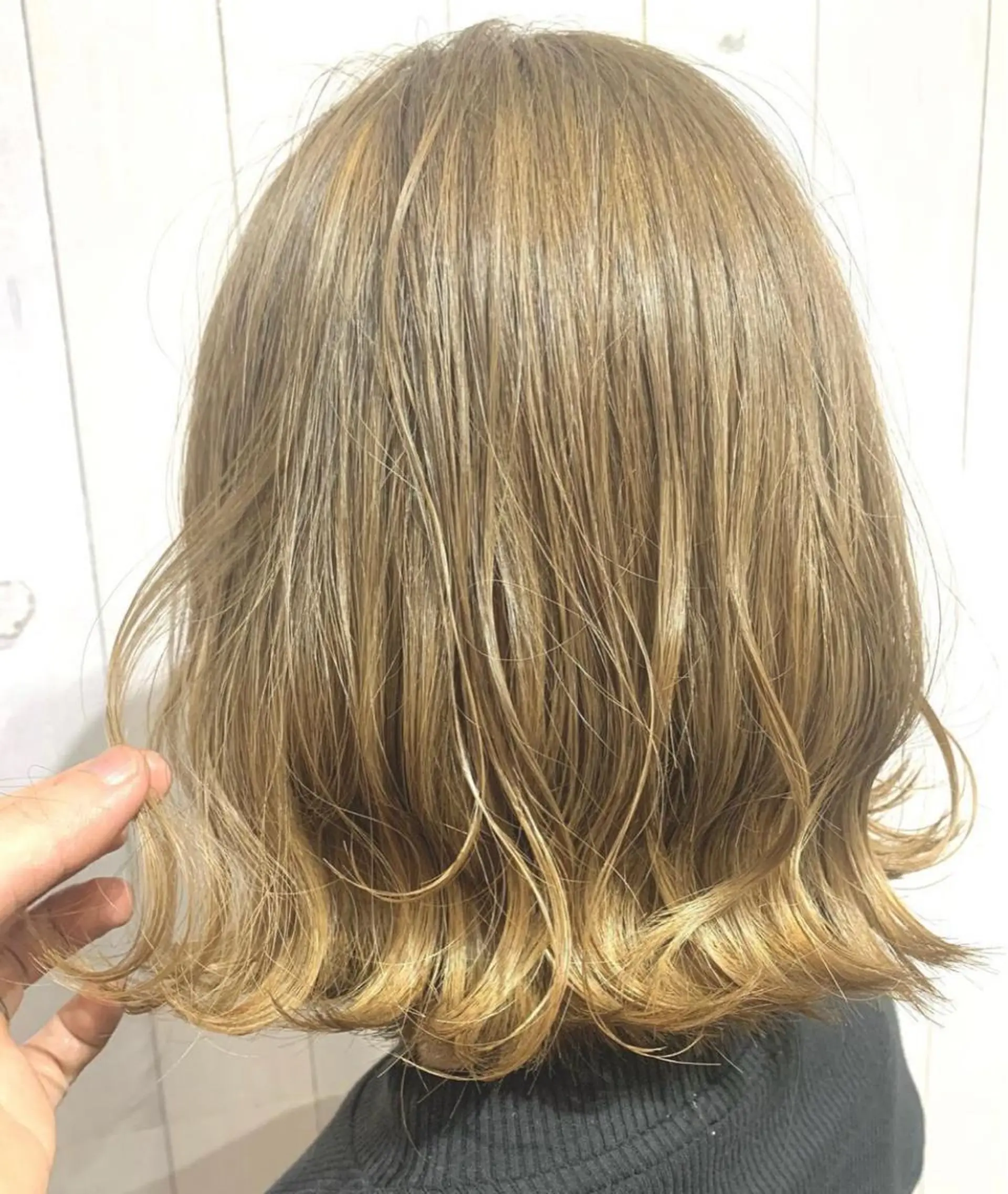 ミディアム LIFE下通 Miyuuのヘアスタイル