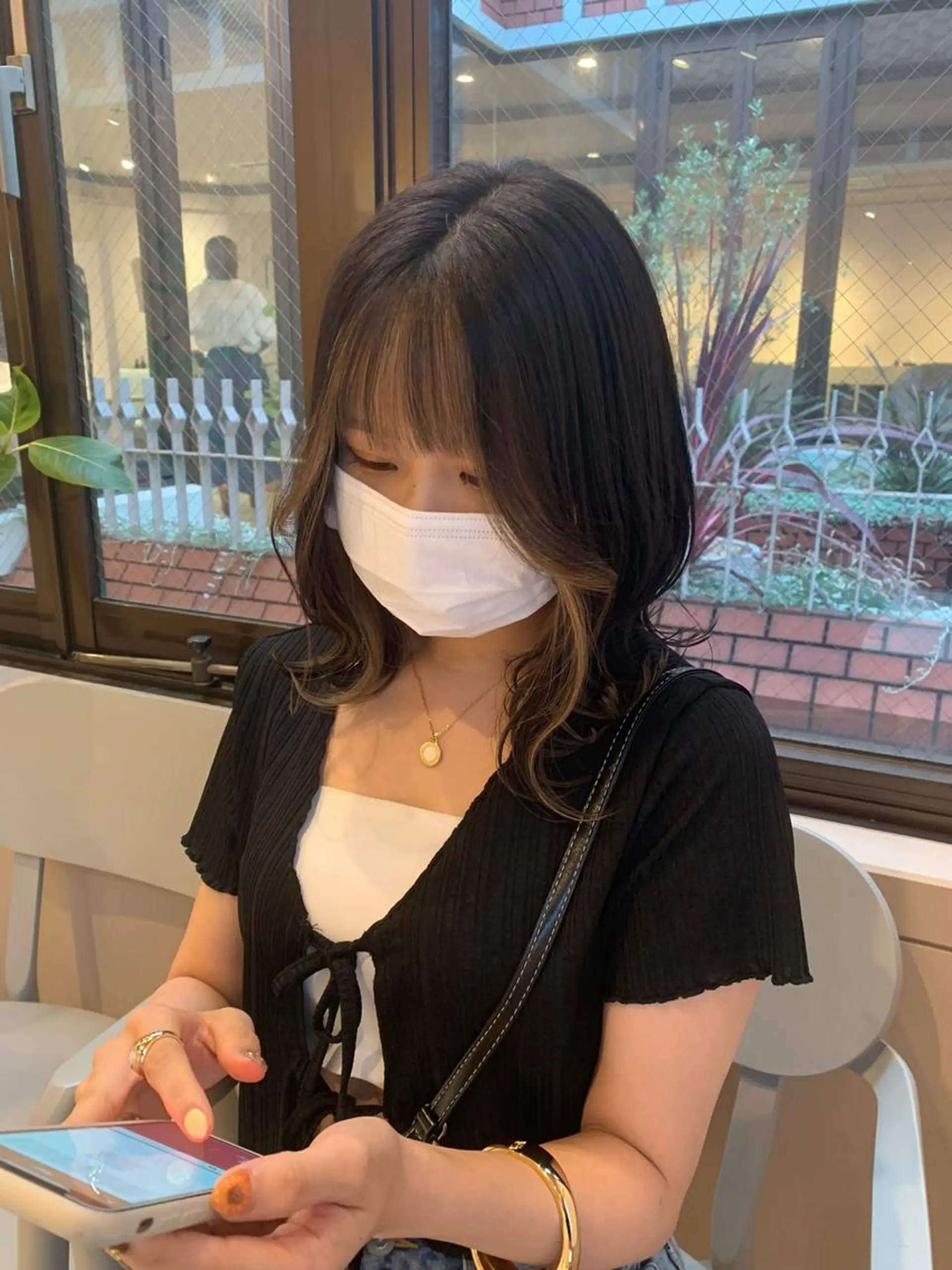 カラー インナーカラー rio .のヘアスタイル