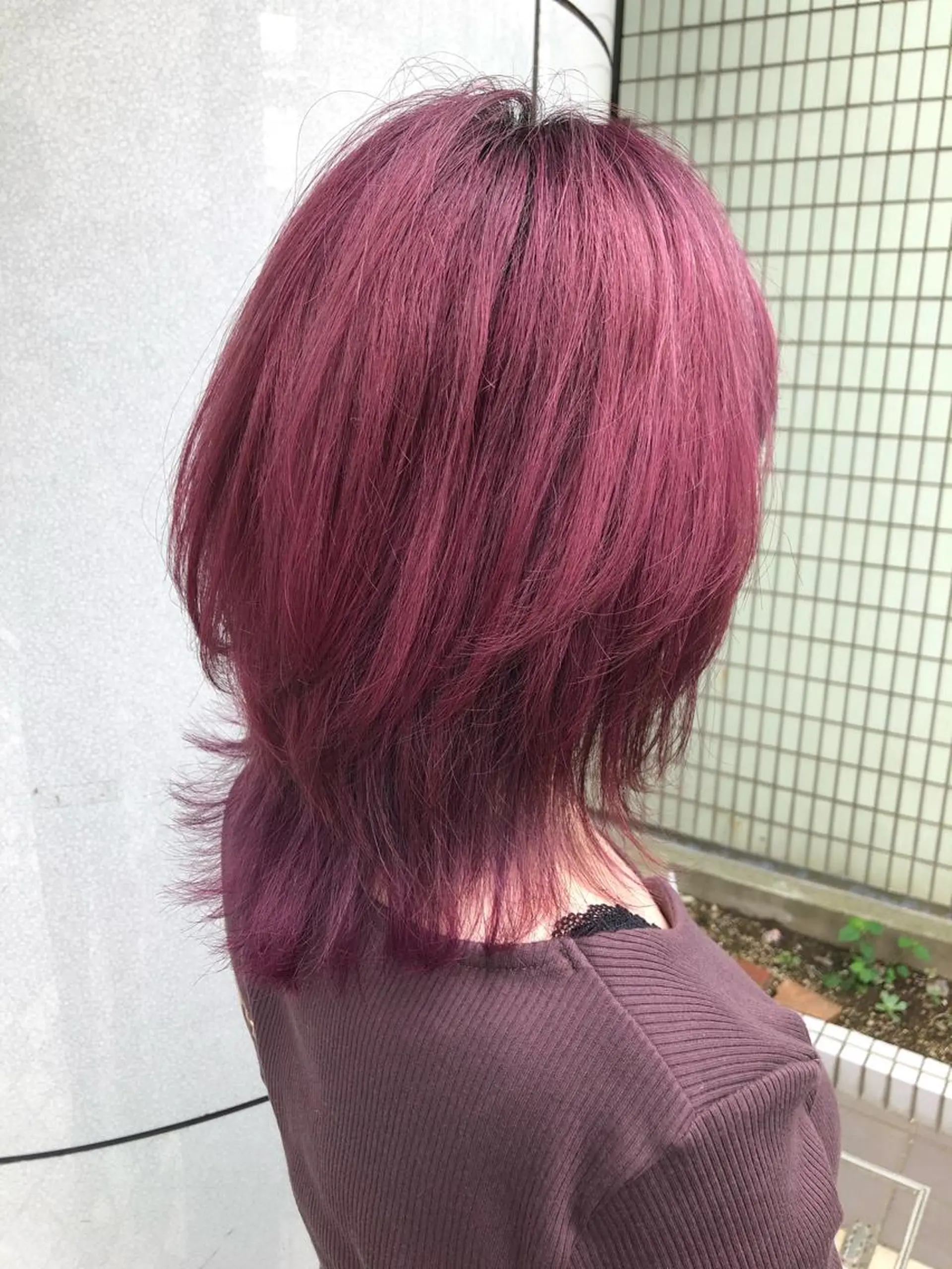 ミディアム カラー 千葉 洋平のヘアスタイル