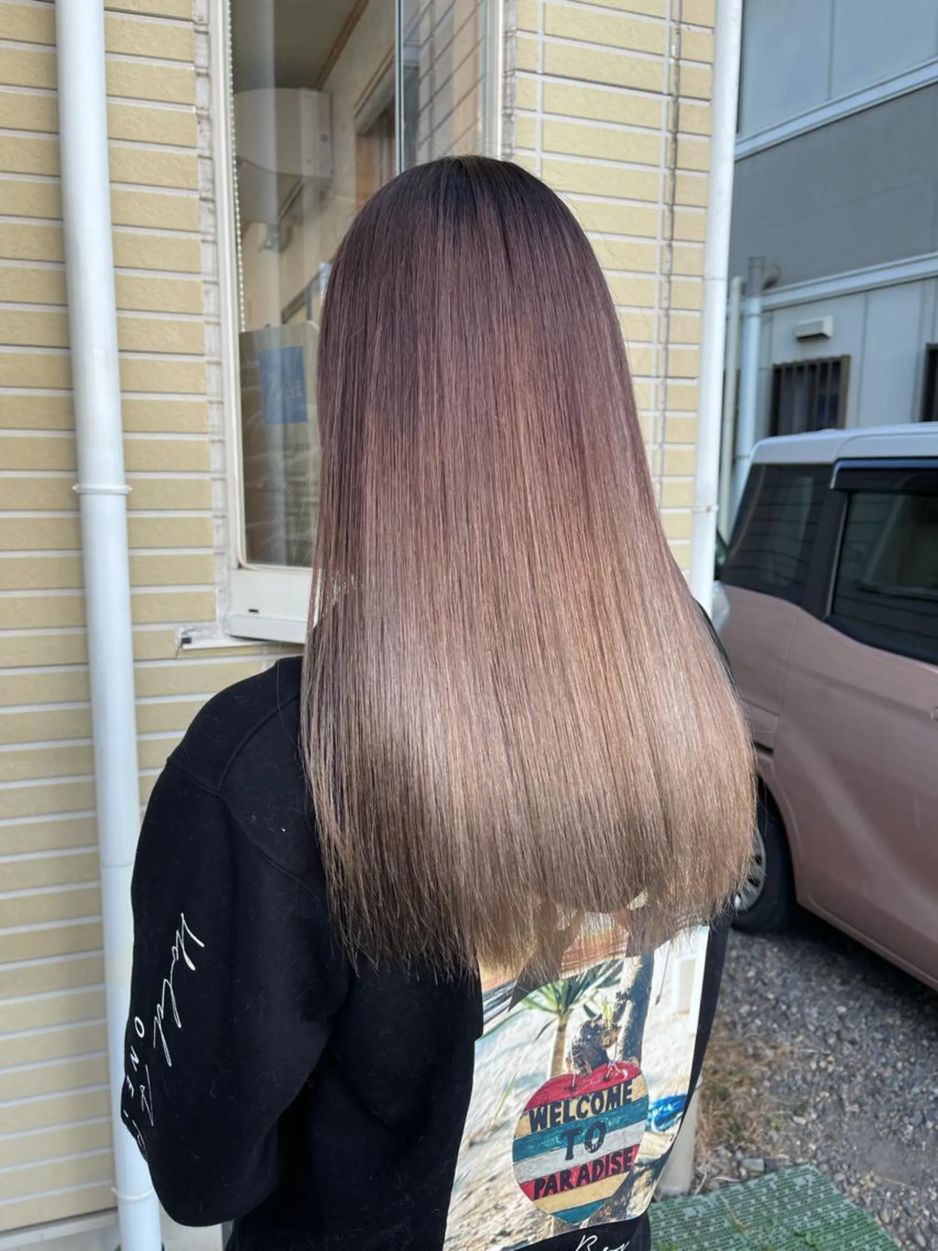 ロング カラー 編み込みエクステ バレイヤージュ ベージュカラー ブリーチ 透明感カラー カット ヘアカラー トリートメント 髪質改善のプロ✨りな さんのヘアスタイル