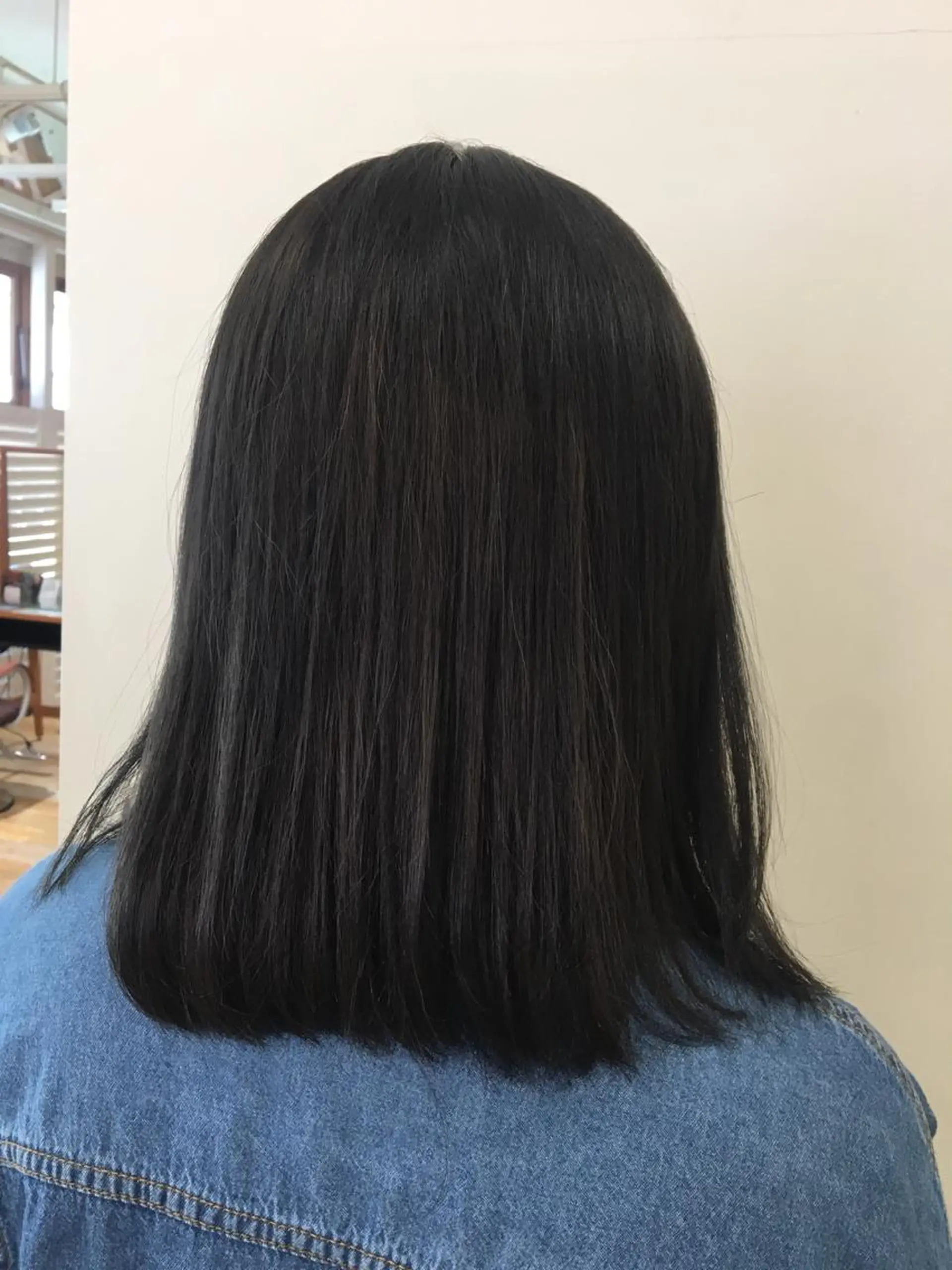 ミディアム カラー ボブ/美髪矯正 /佐藤　奈巳のヘアスタイル