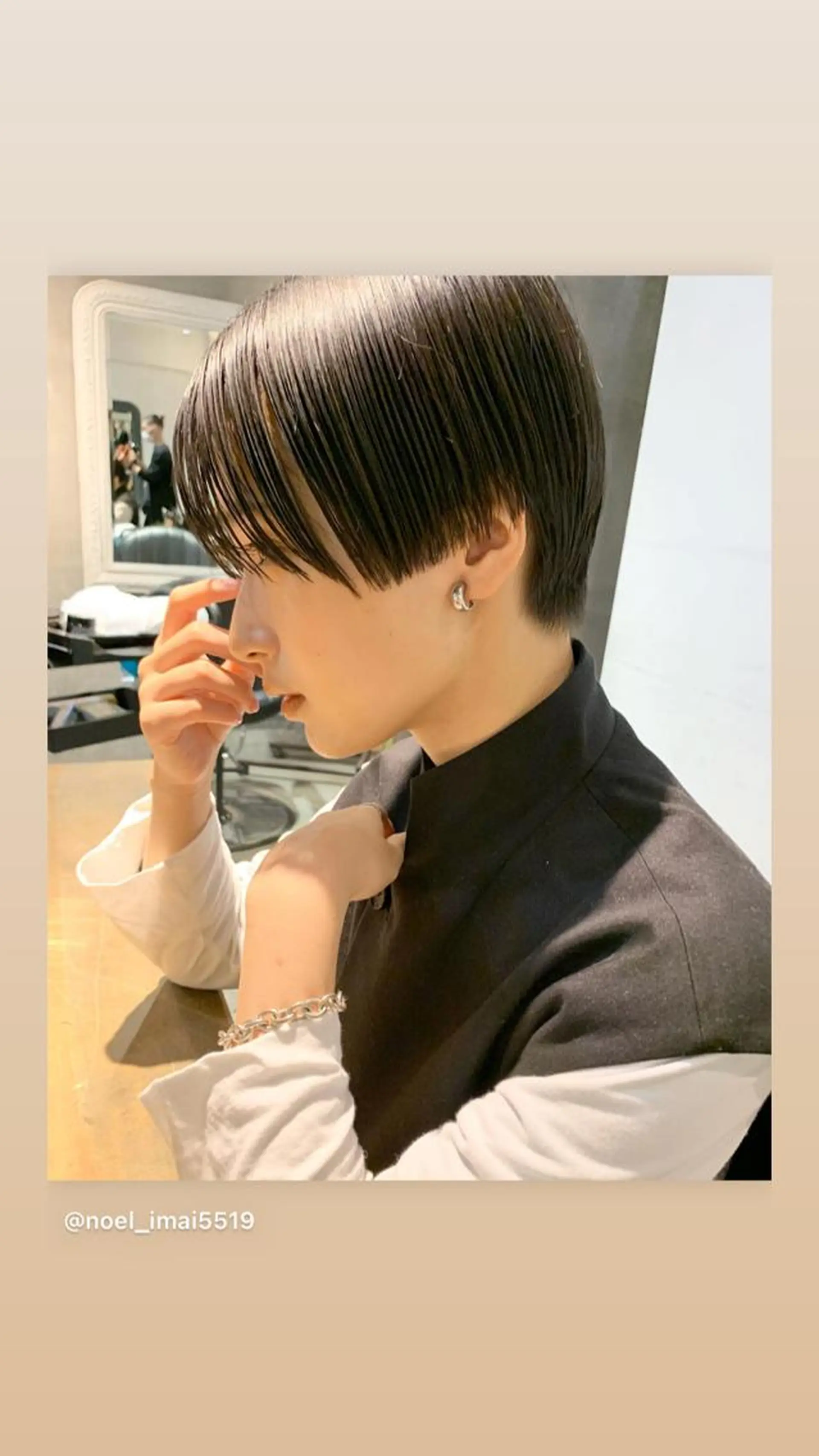 ショート ハンサムショート ショートヘア カット ヘアカラー トリートメント kvell by urban.所属・ショート・ボブ ・ウルフ✂︎IMAIのヘアスタイル