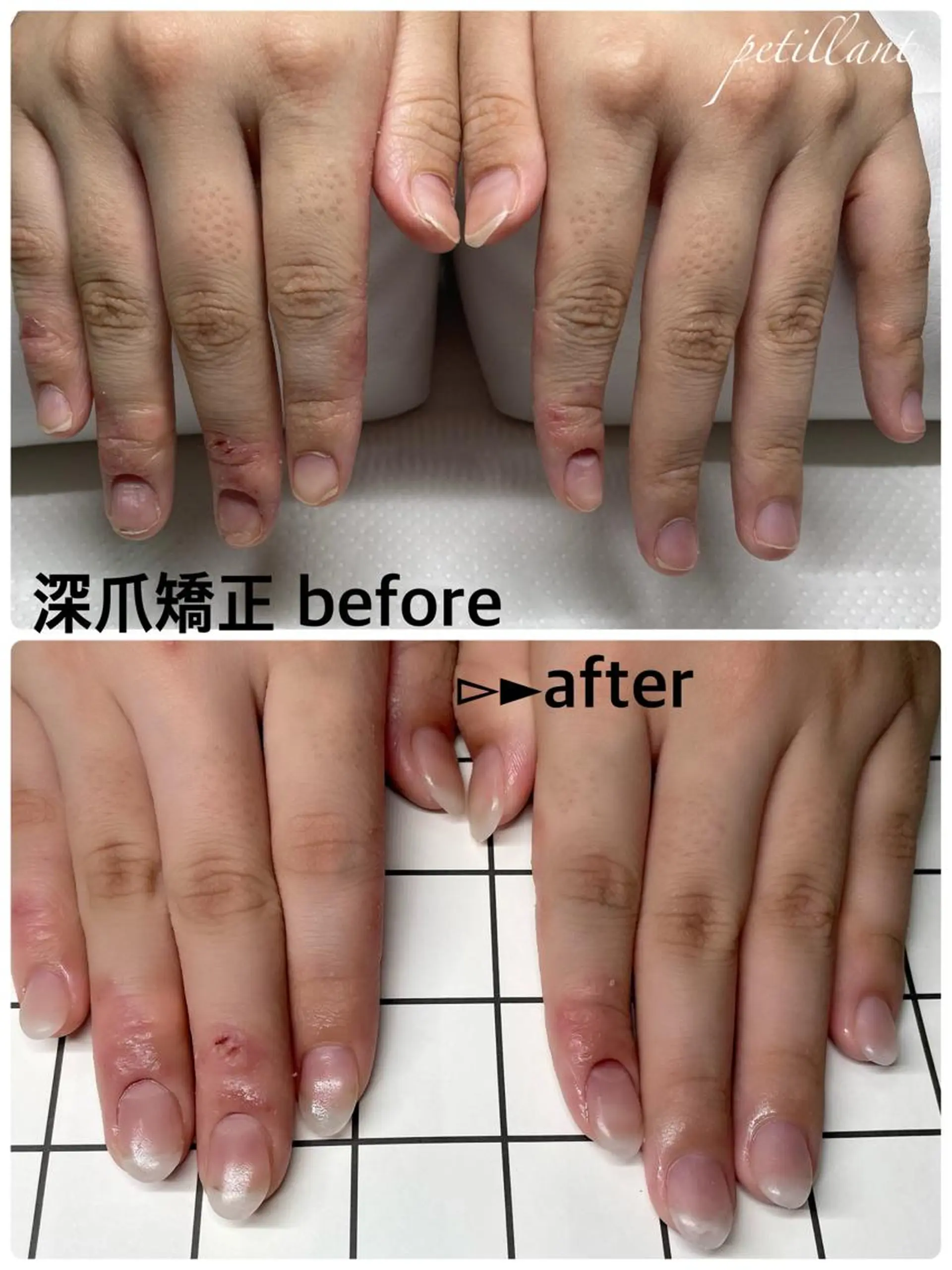 ネイル クリアネイル ジェルネイル マットネイル petillant所属・nail salon petillantのネイルデザイン