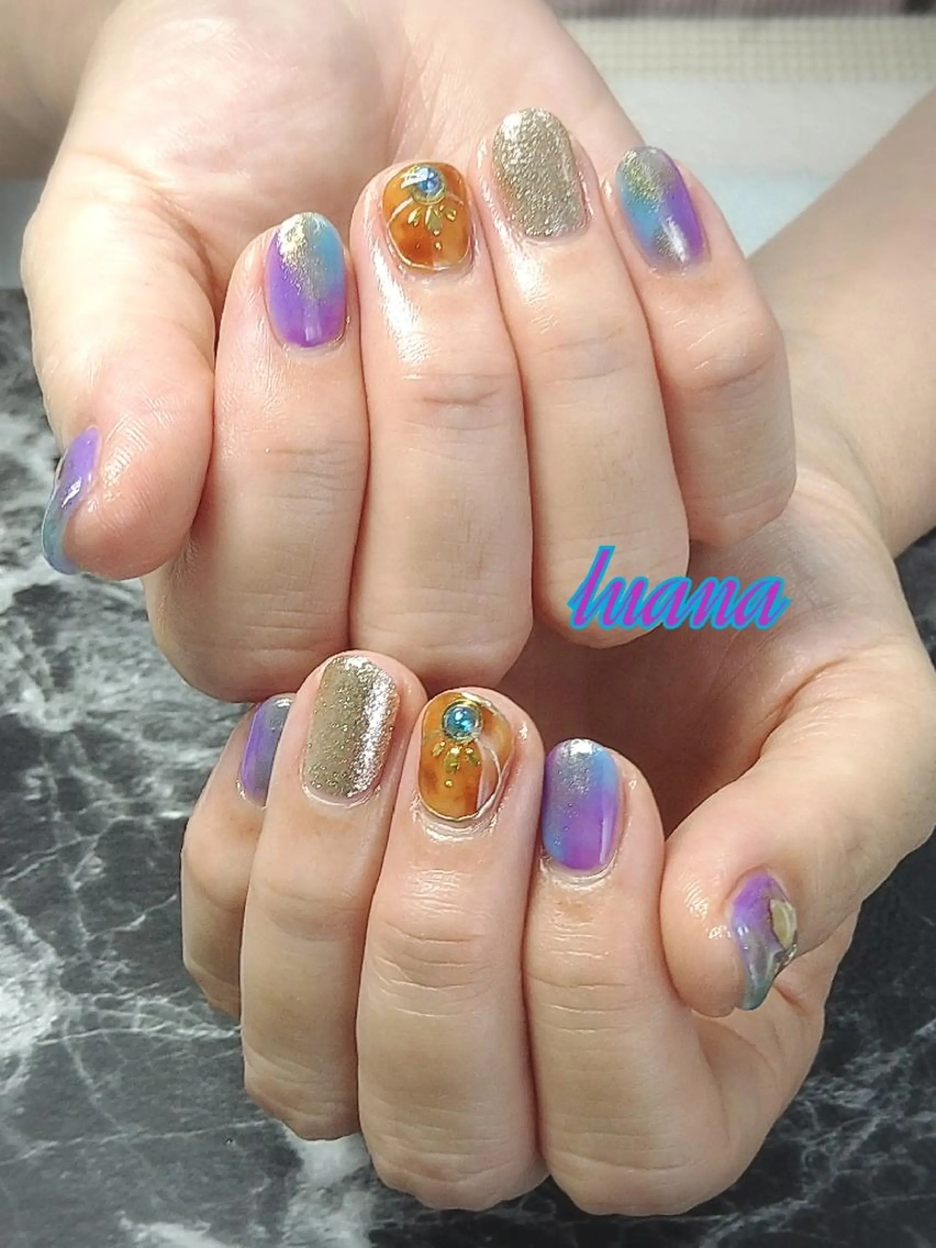 ネイル ハンドネイル LUANA  TAKAHASHIのネイルデザイン