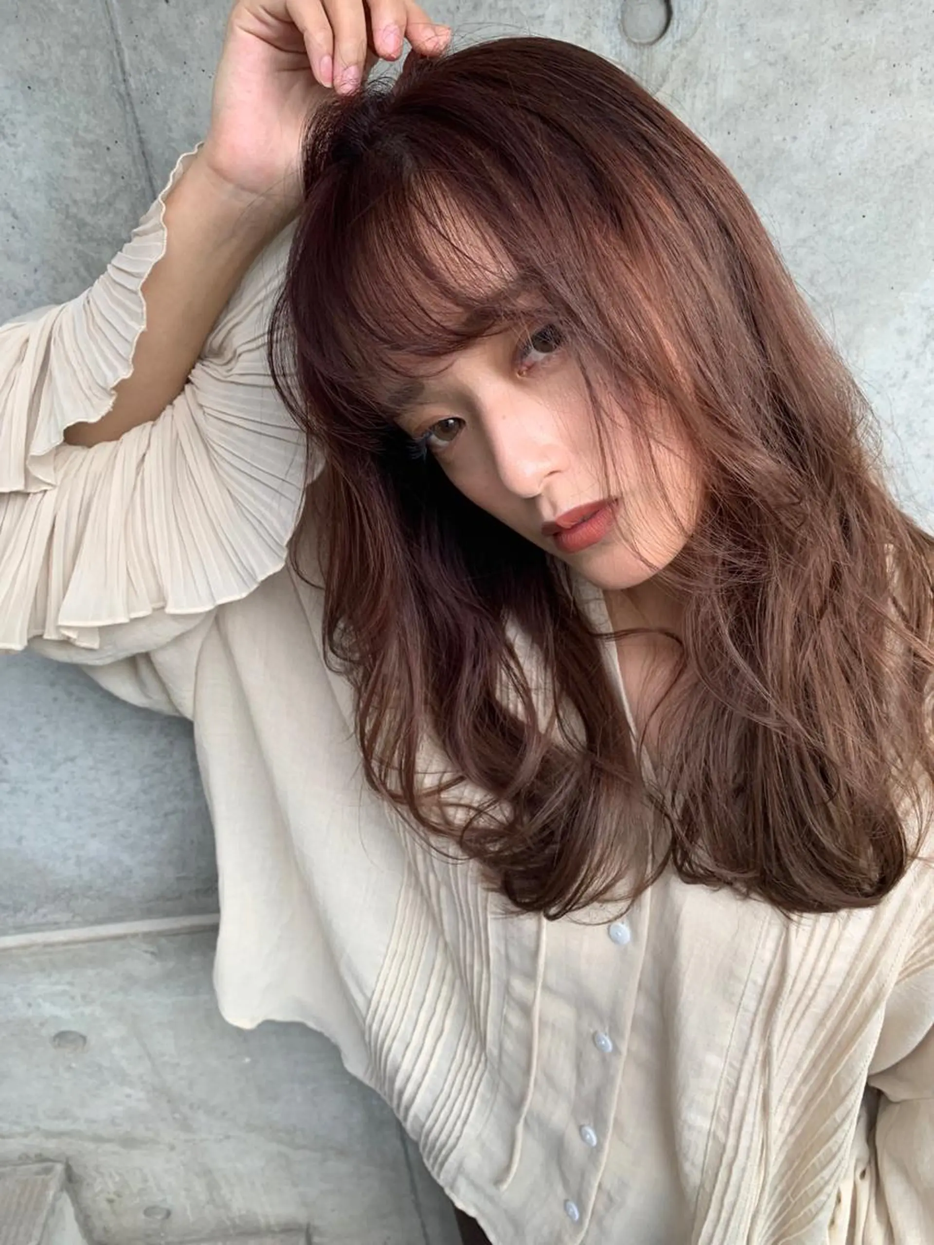 ロング パーマ ヘアアレンジ 髪質改善/縮毛/新宿 🫧SUZUKA🫧のヘアスタイル