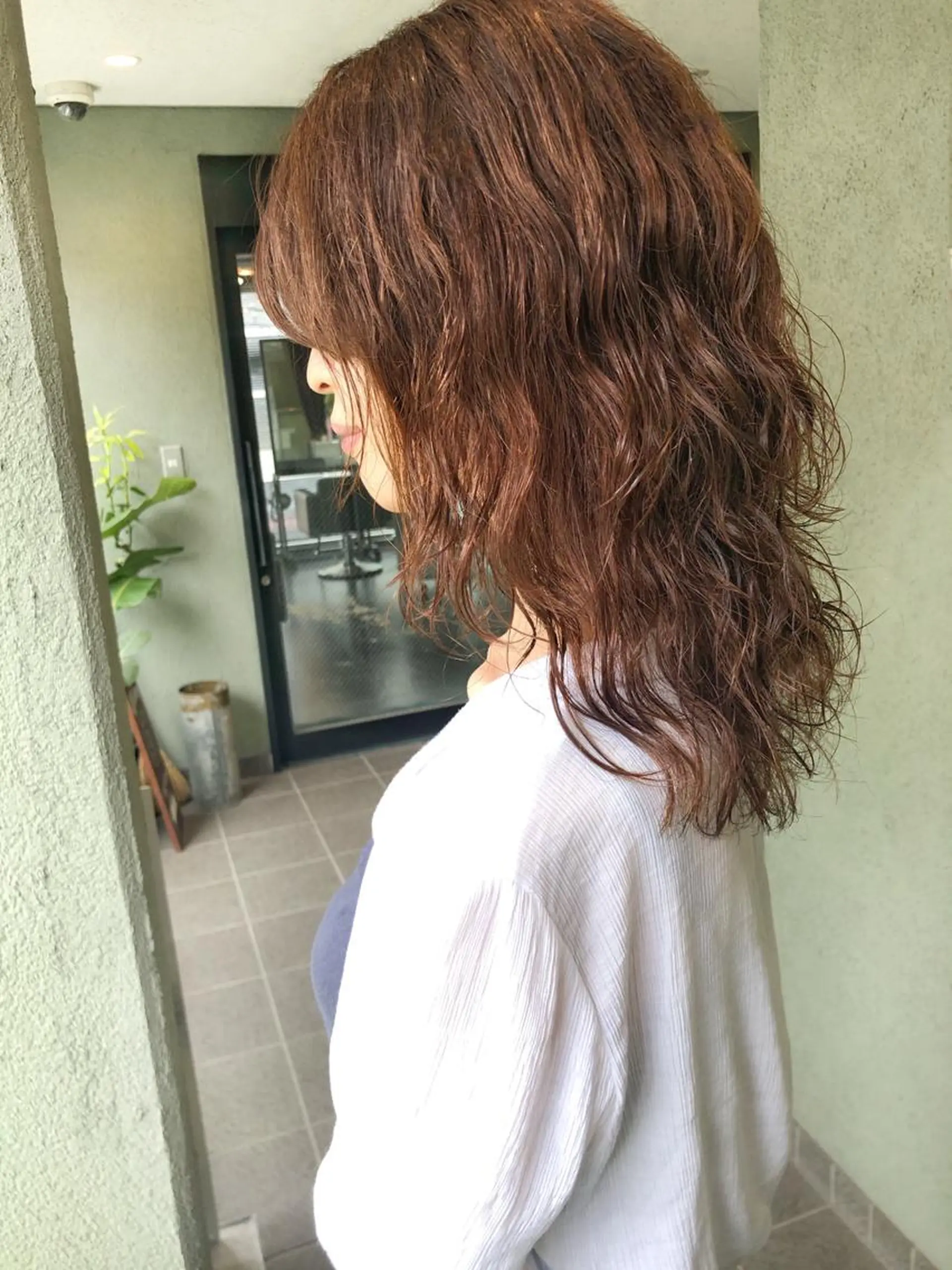 ミディアム パーマ カット パーマ HIROKI ” stylistのヘアスタイル